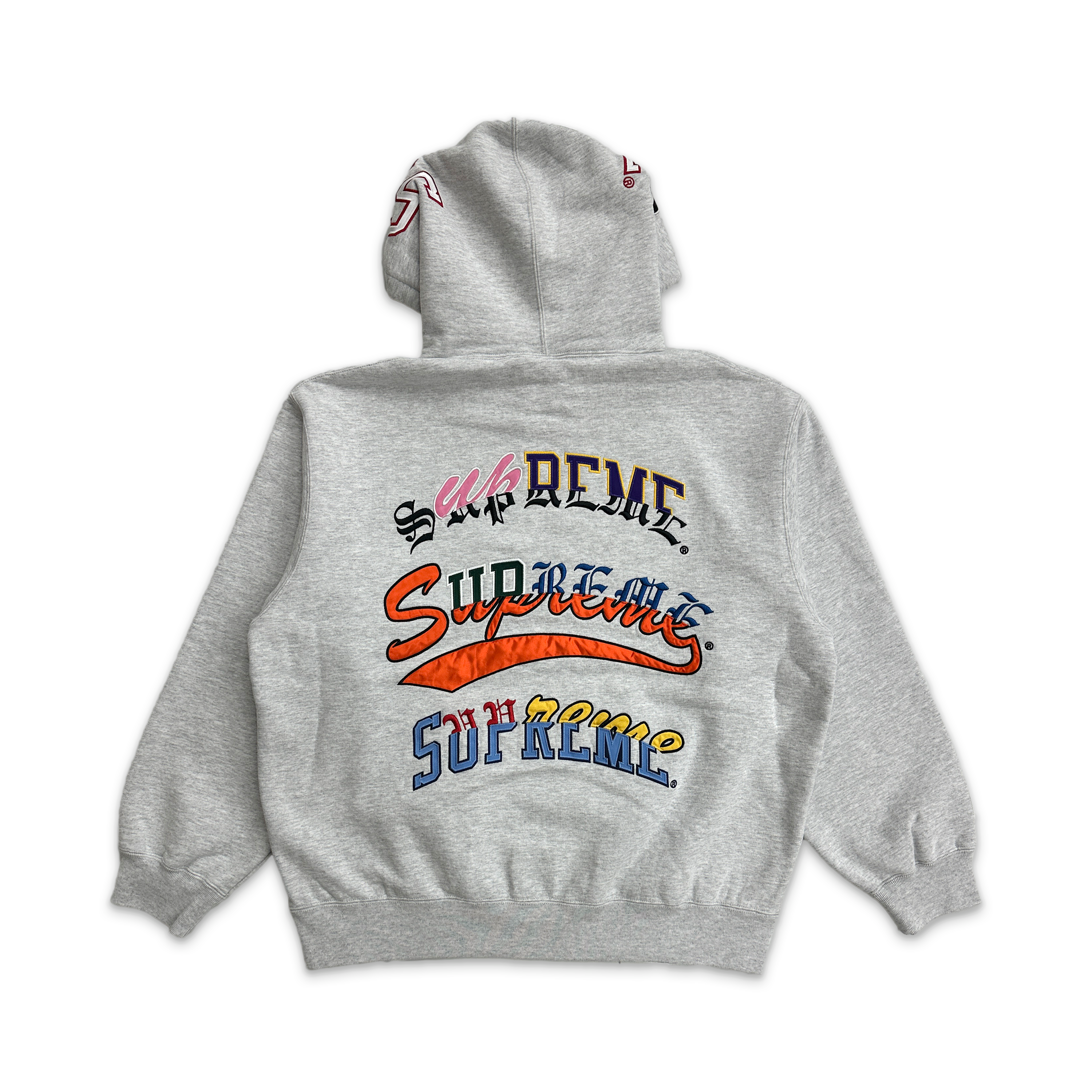 Supreme, Multi Logo Hooded Sweatshirt FW25 "Ash Grey"