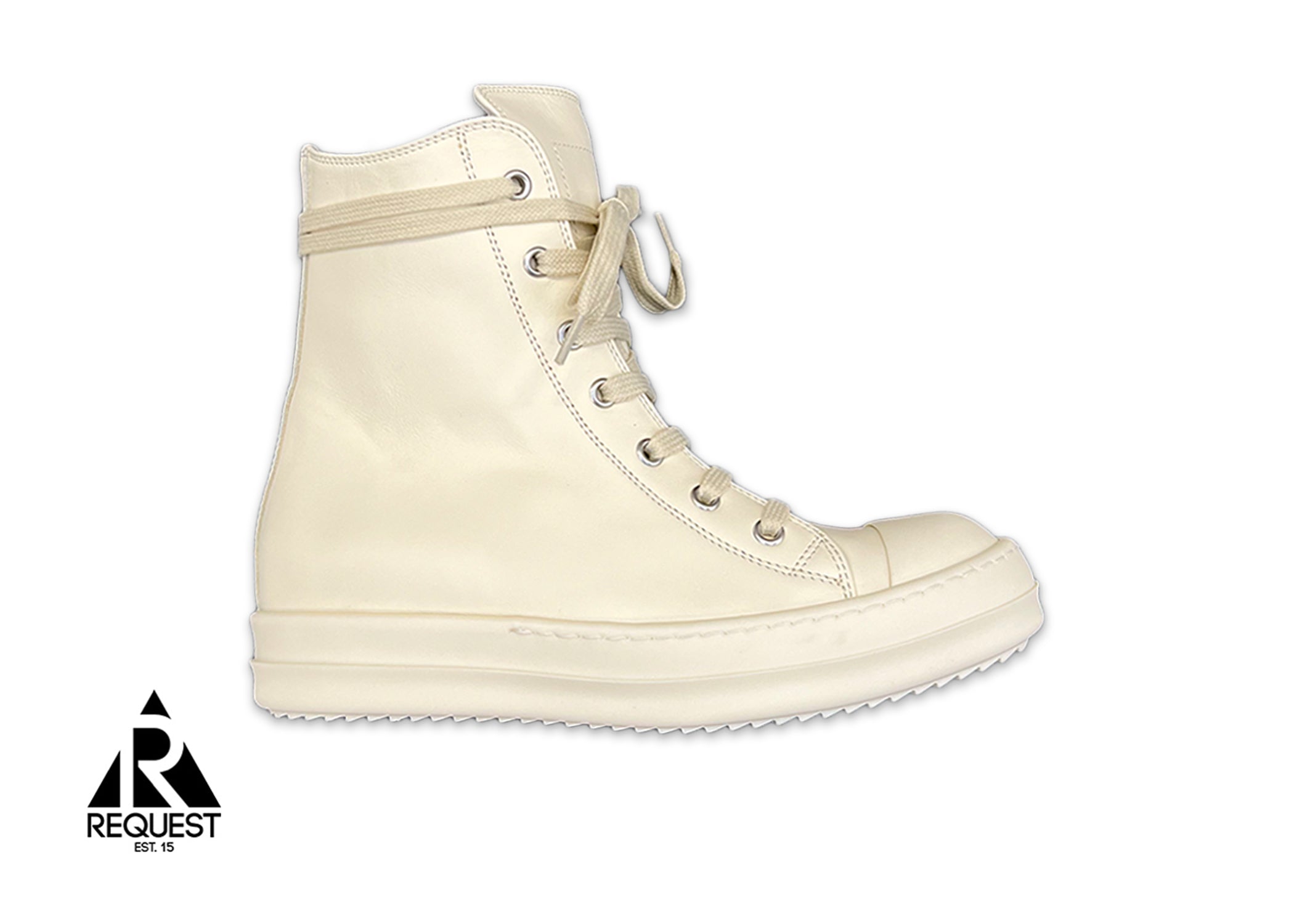 Rick Owens Lido Ramones High "Triple Milk" (W)