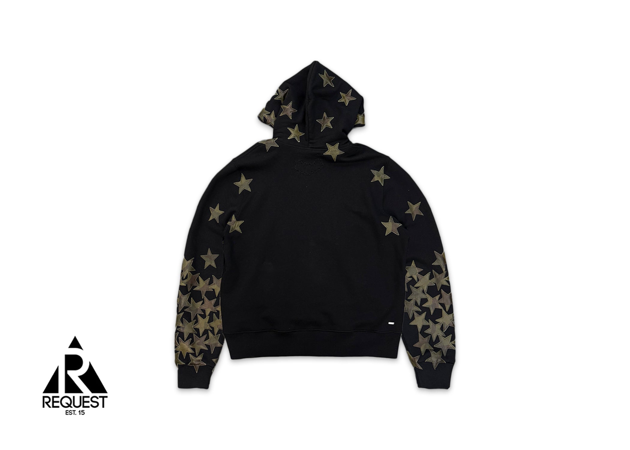 Amiri, Chemist Camo Star Black Hoodie