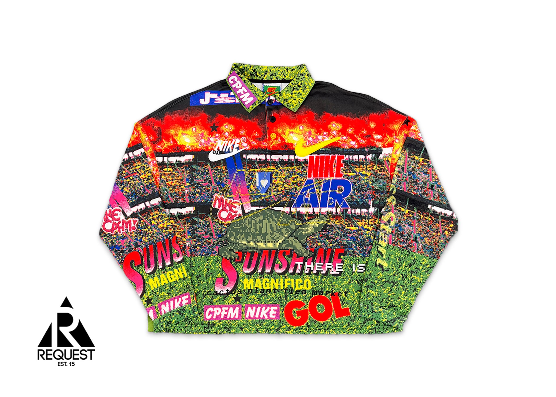 Request, Nike x Cactus Plant Flea Market L/S Polo "Multicolor"
