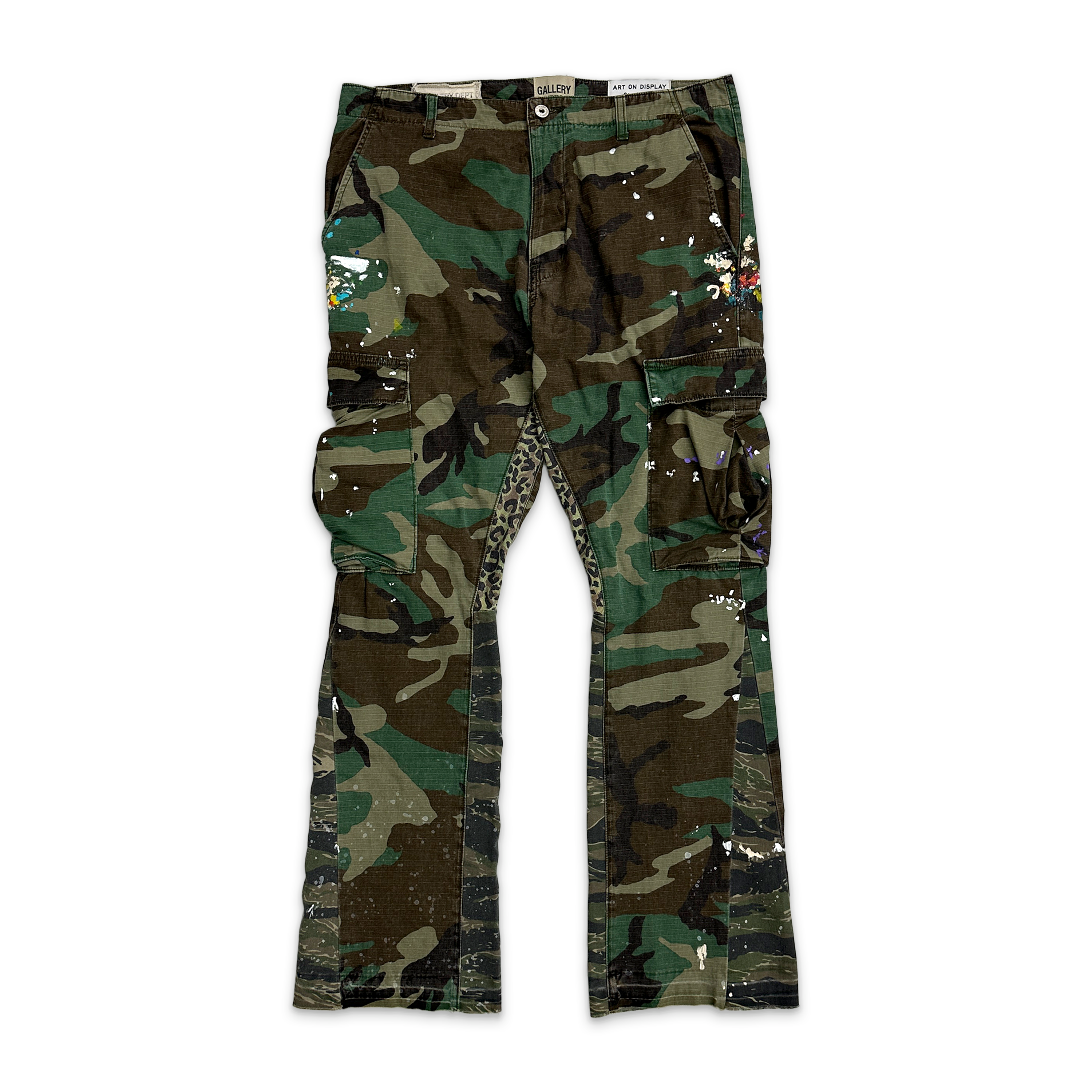 Gallery Dept., La Flare Trousers “Camo Green”