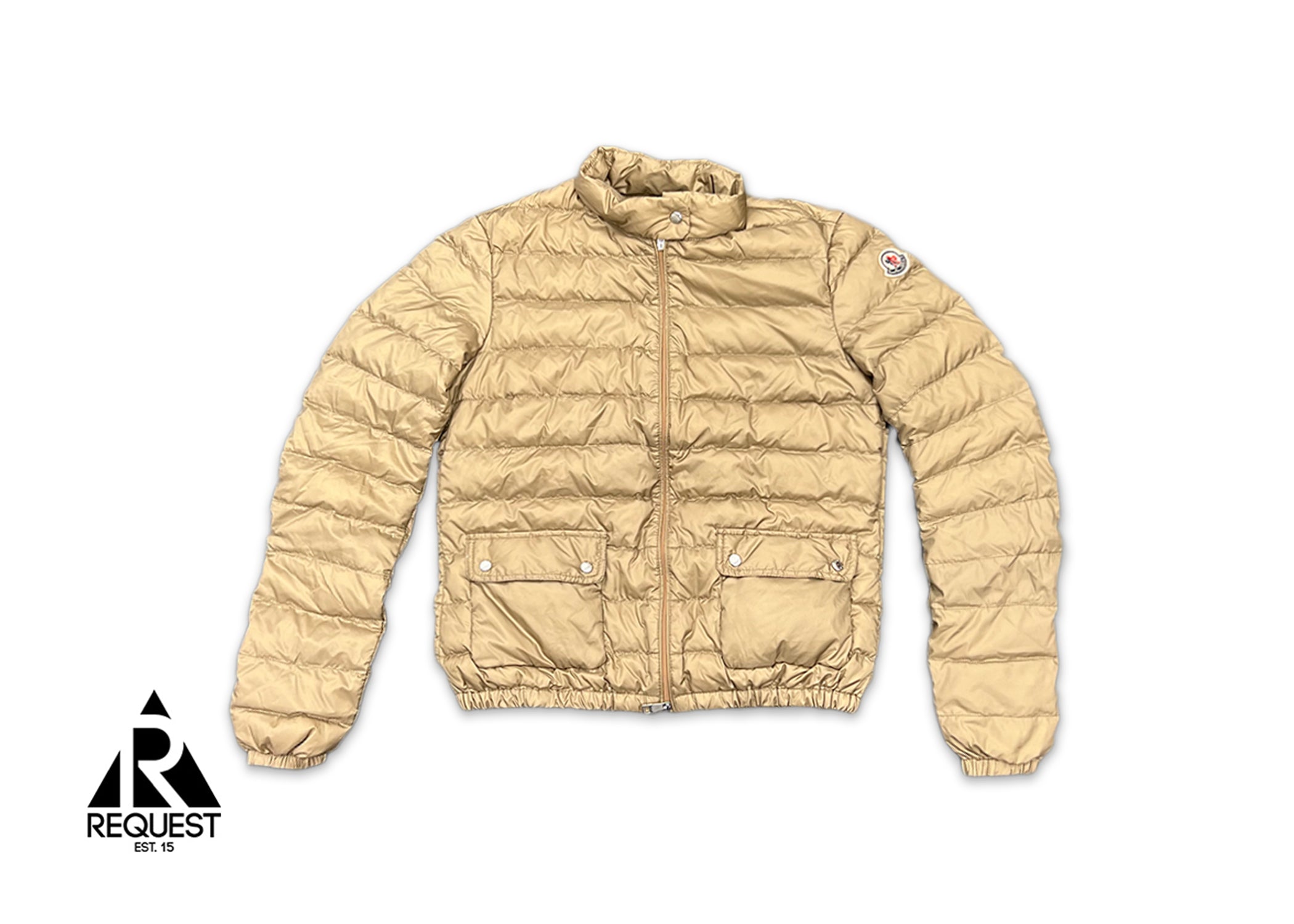 Moncler Lans Short Down Jacket "Natural"