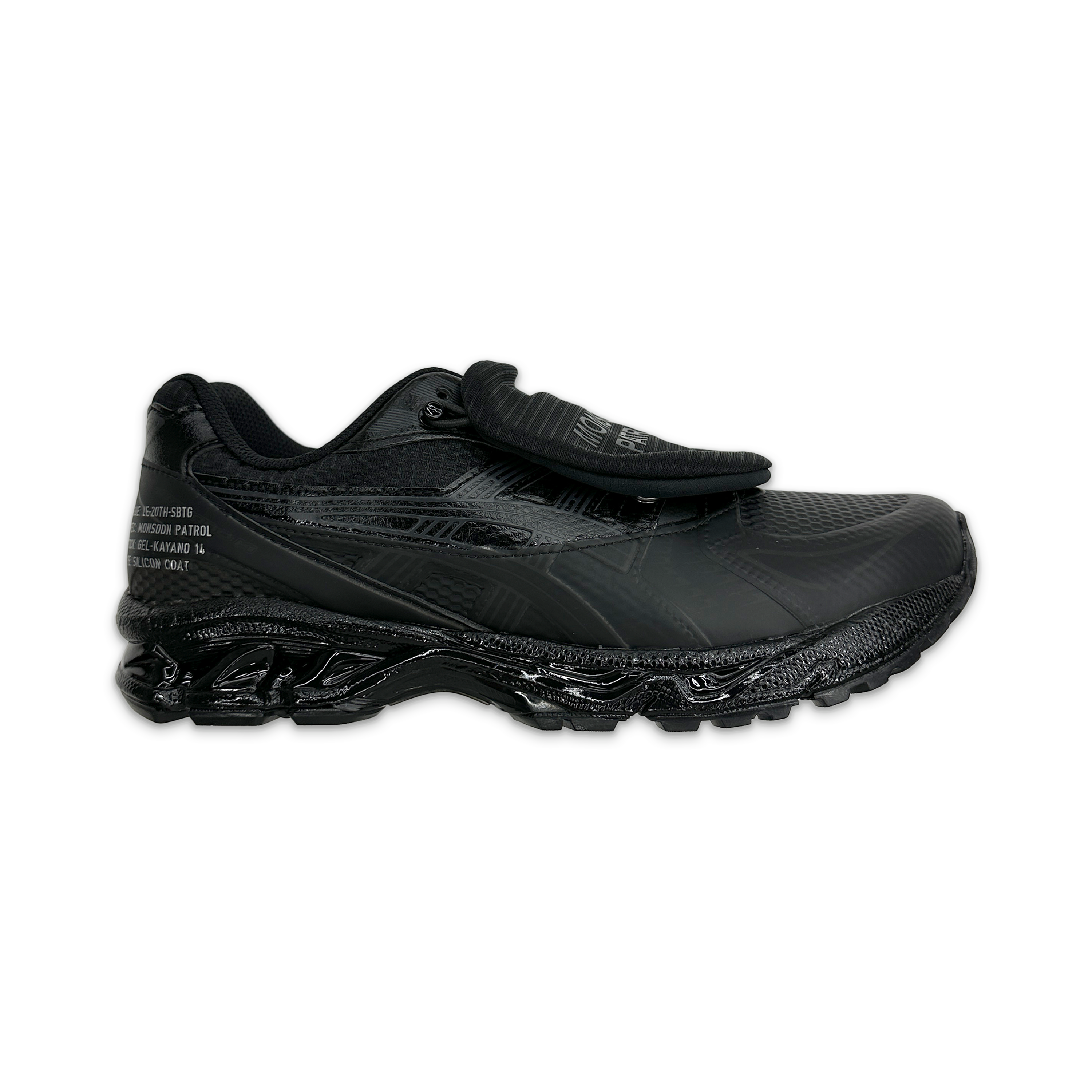 ASICS, Gel-Kayano 14 SBTG x Limited Edit Monsoon Patrol "Black"