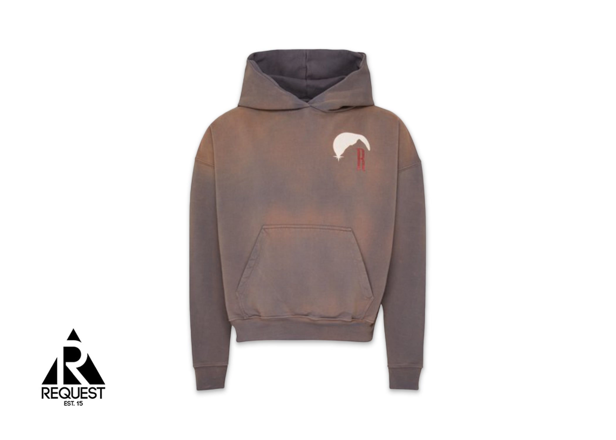 Rhude Moonlight Stamp Hoodie "Vintage Grey"