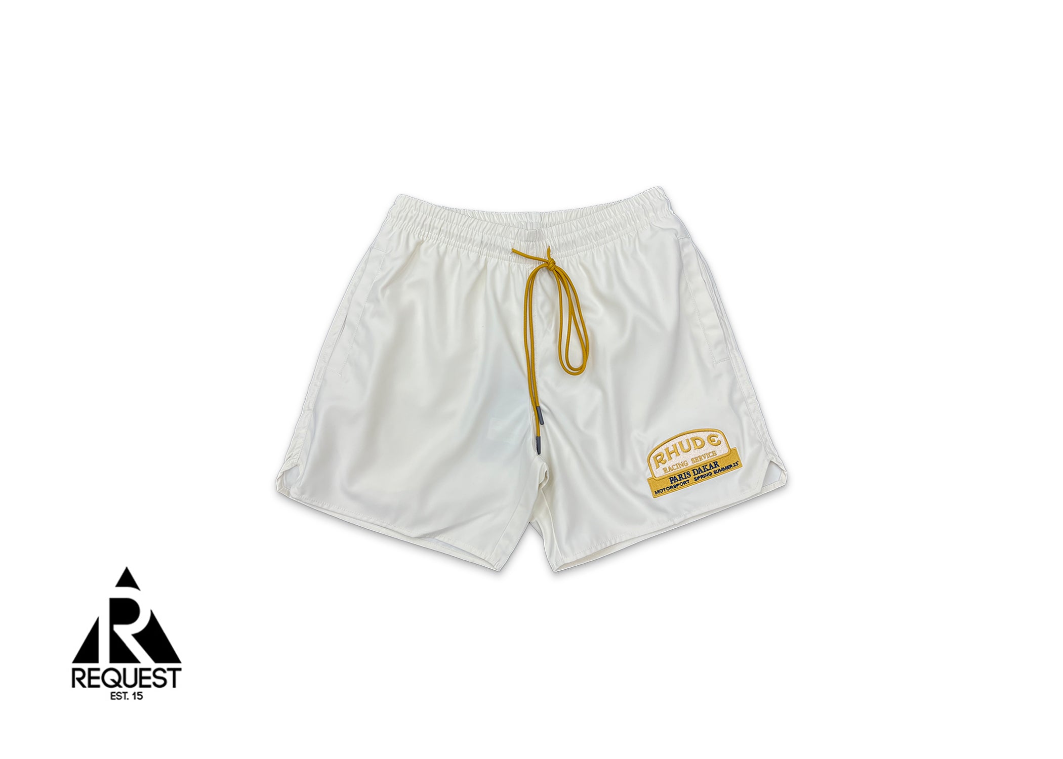 Rhude MOTO Swim Trunks "Creme"