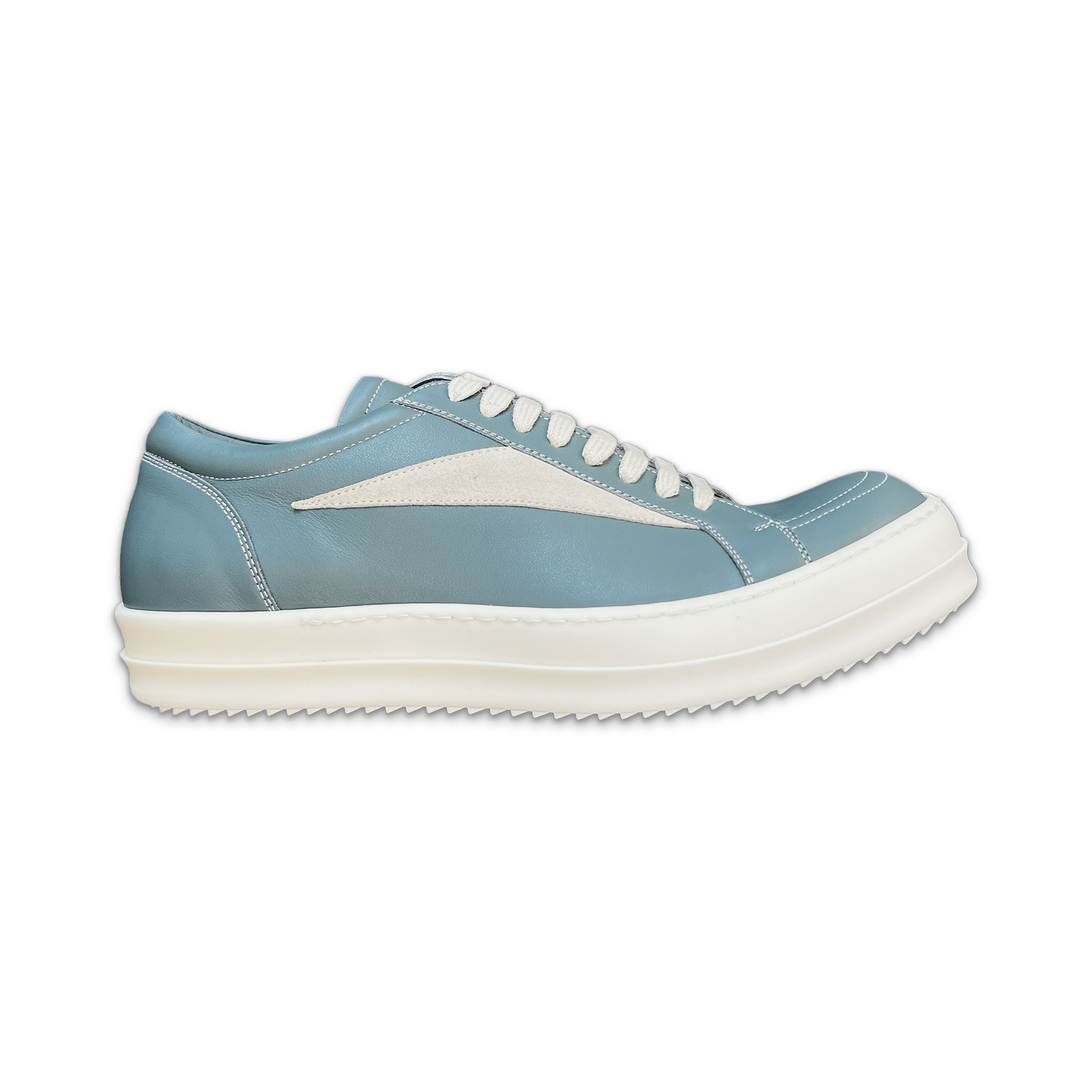 Rick Owens, Hollywood Leather Vintage Sneaks "Mouthwash"