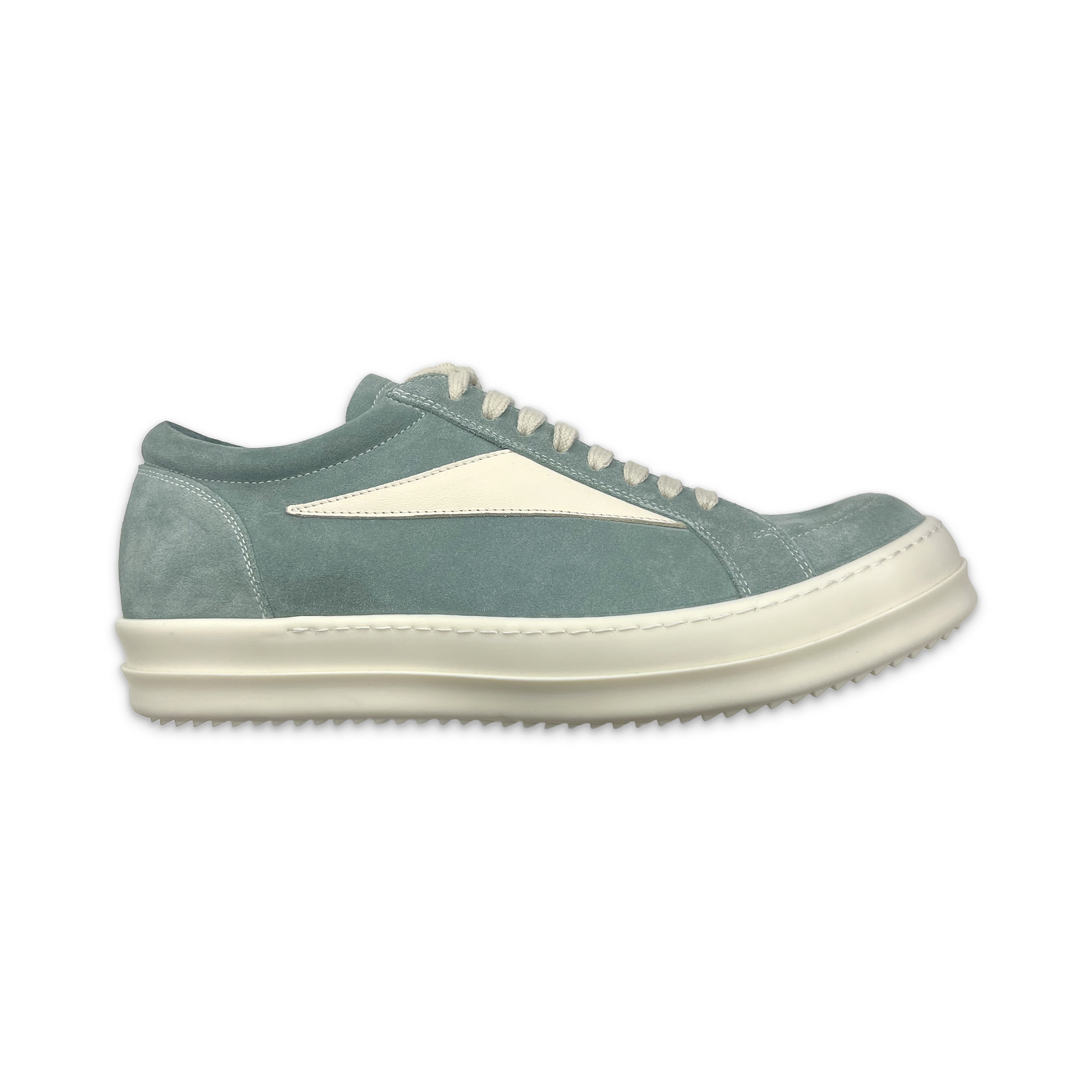 Rick Owens, Hollywood Suede Vintage Sneaks "Mouthwash"