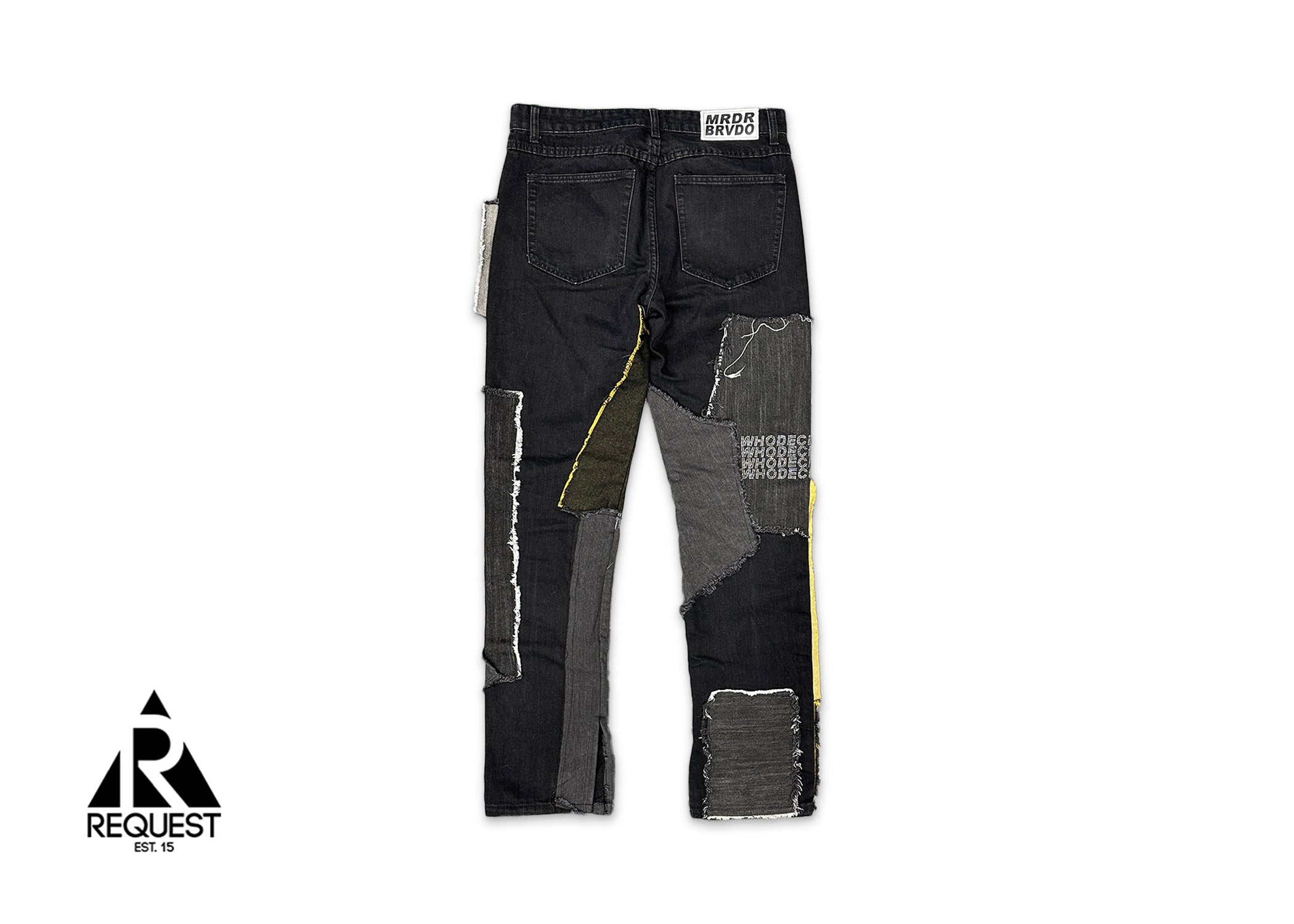 Who Decides War, Upcycled Patchwork Denim "Black"