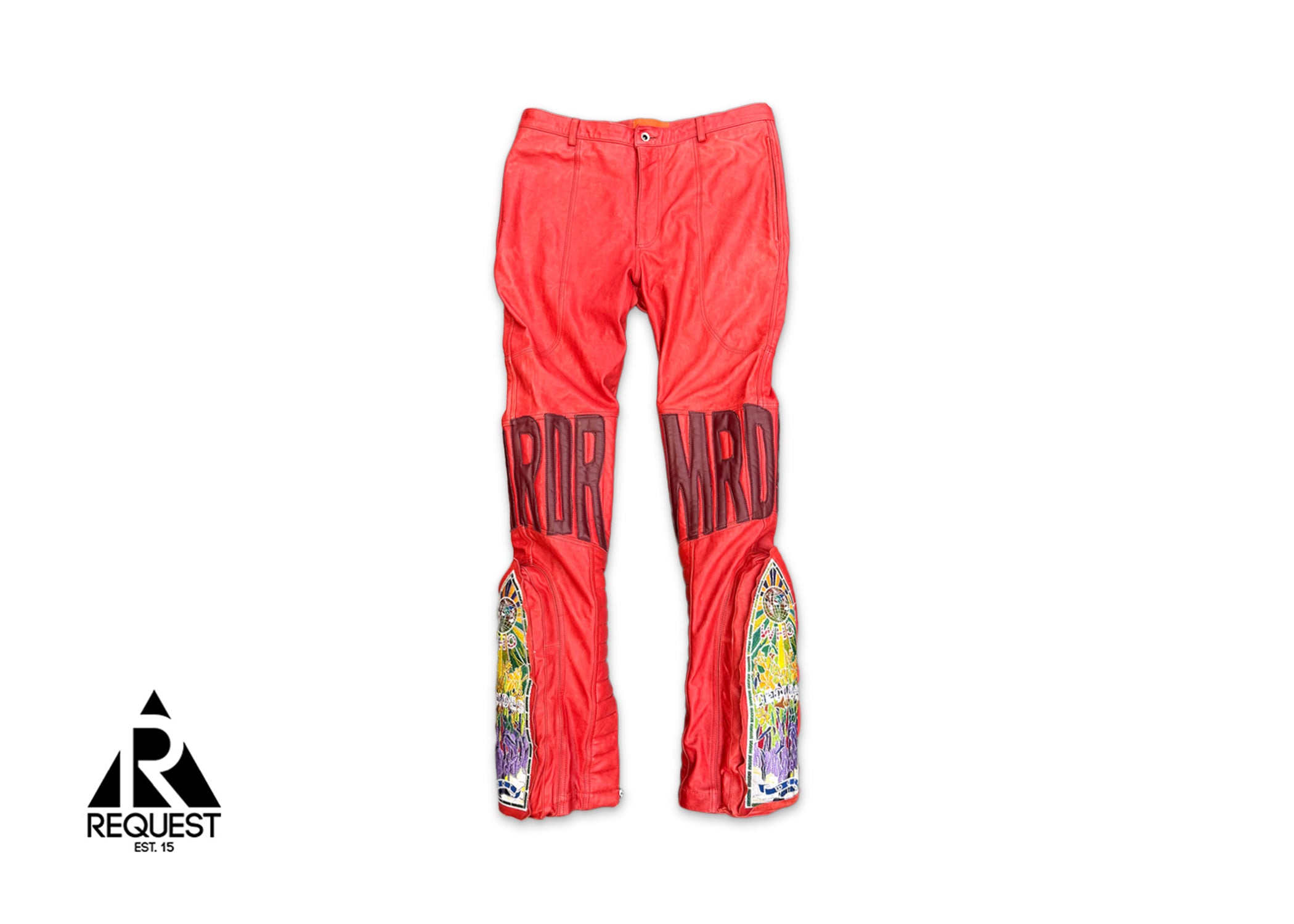 Who Decides War, MRDR Moto Leather Pants "Red"