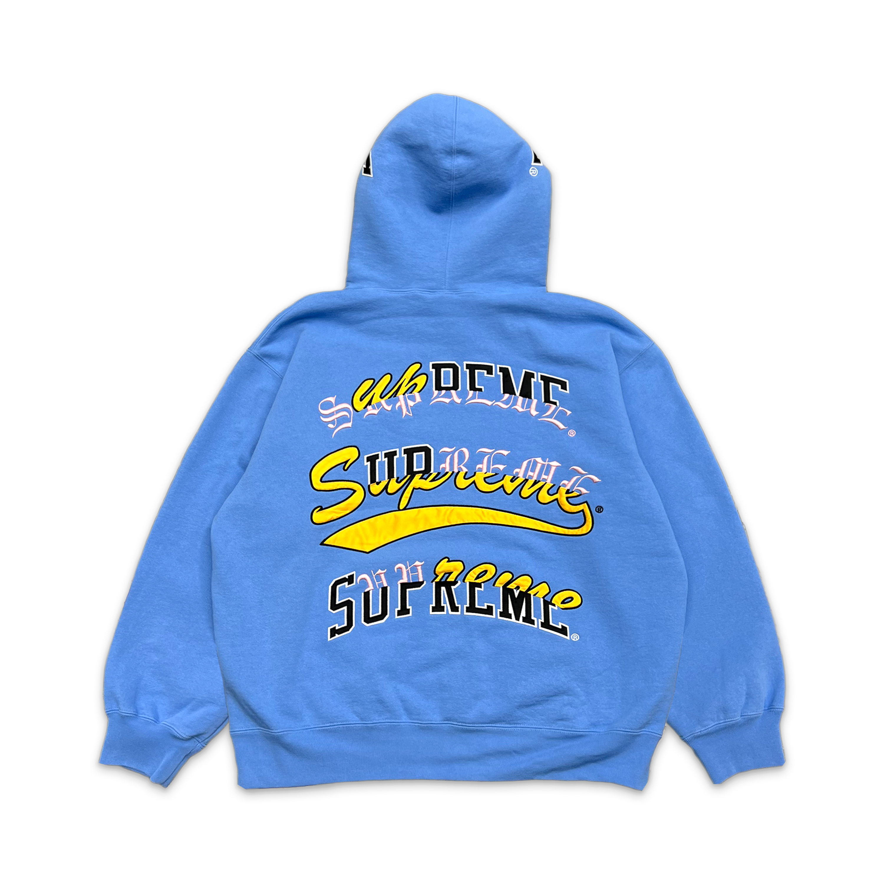 Supreme, Multi Logo Hooded Sweatshirt FW25 "Light Blue"