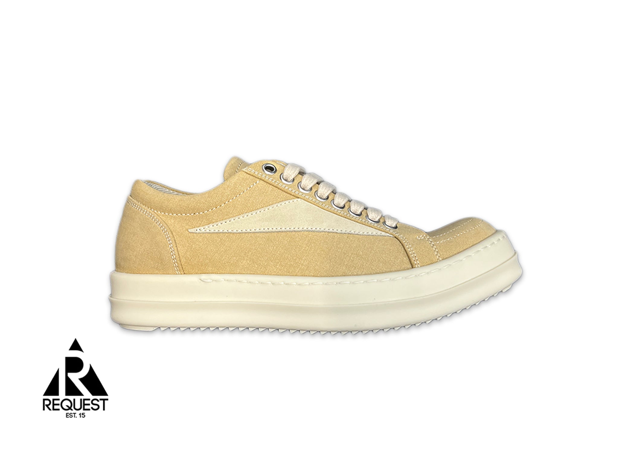 Rick Owens DRKSHDW, Vintage Sneaks Denim "Mustard Milk" (W)