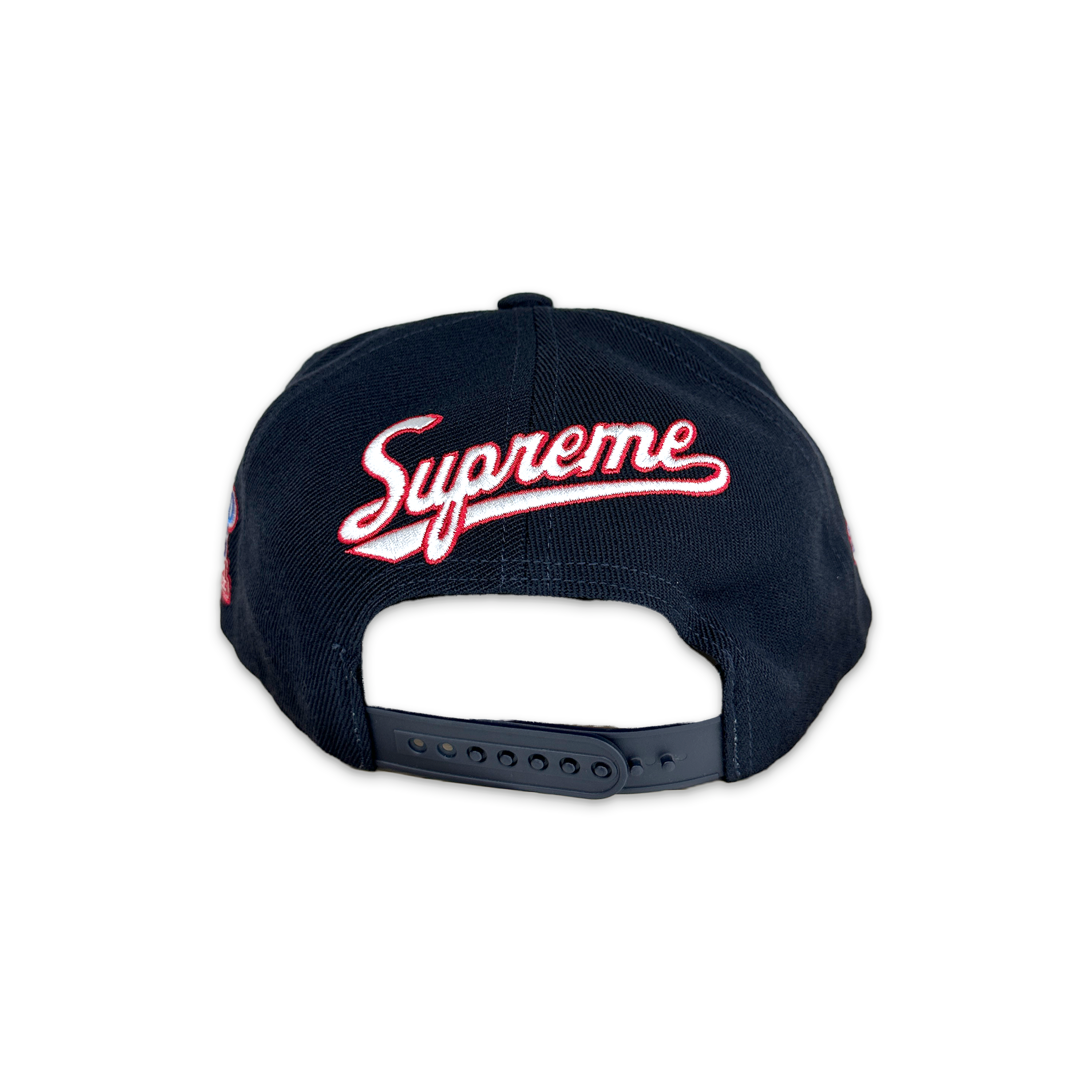 Supreme, World Famous S Logo 6-Panel "Navy"