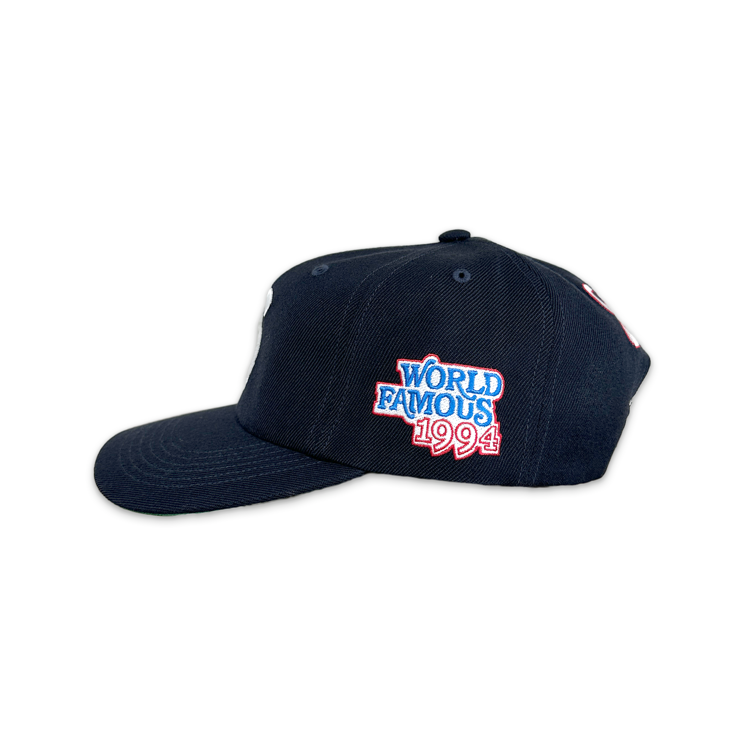 Supreme, World Famous S Logo 6-Panel "Navy"