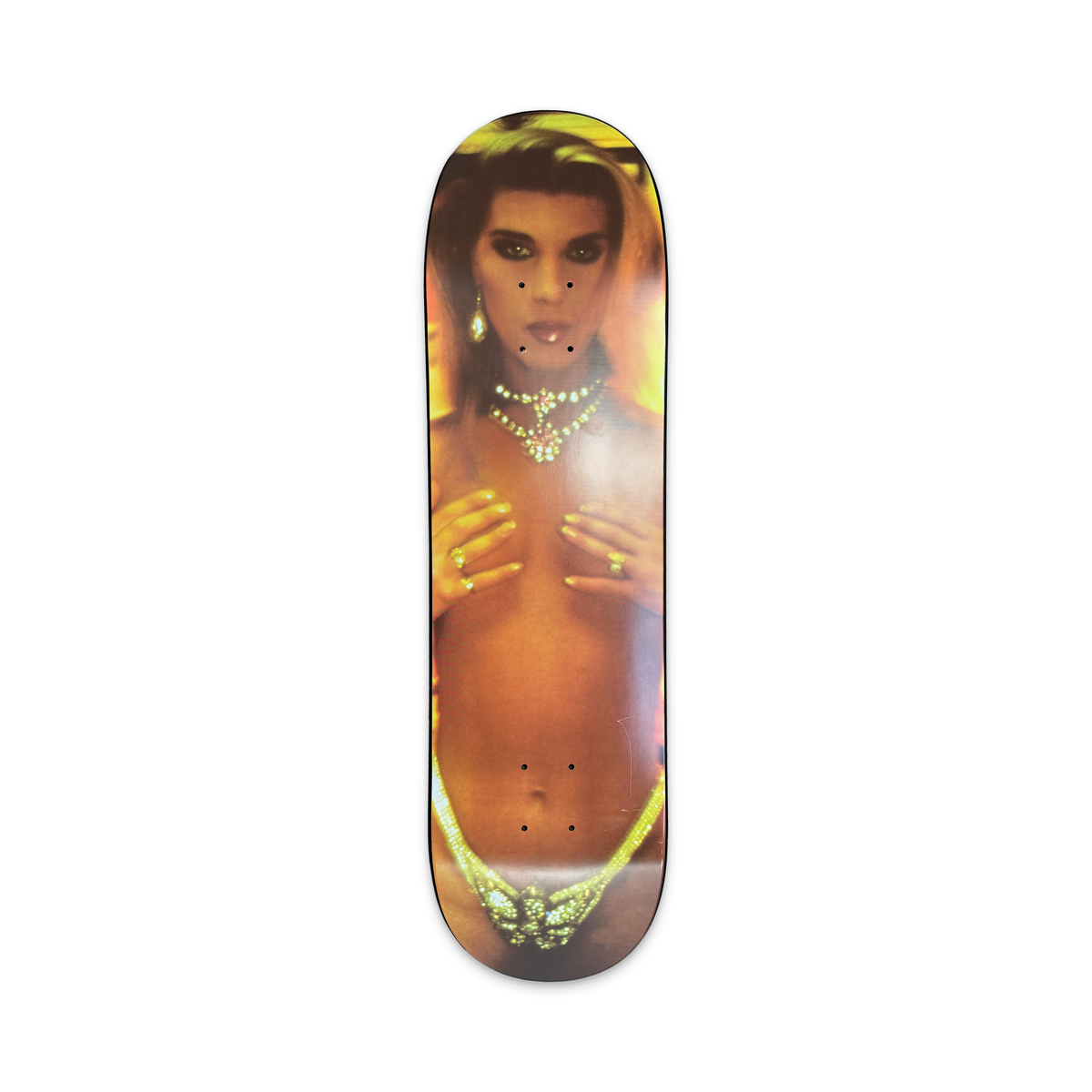 Supreme Nan Goldin Kim In Rhinestones Skateboard Deck "Multi"