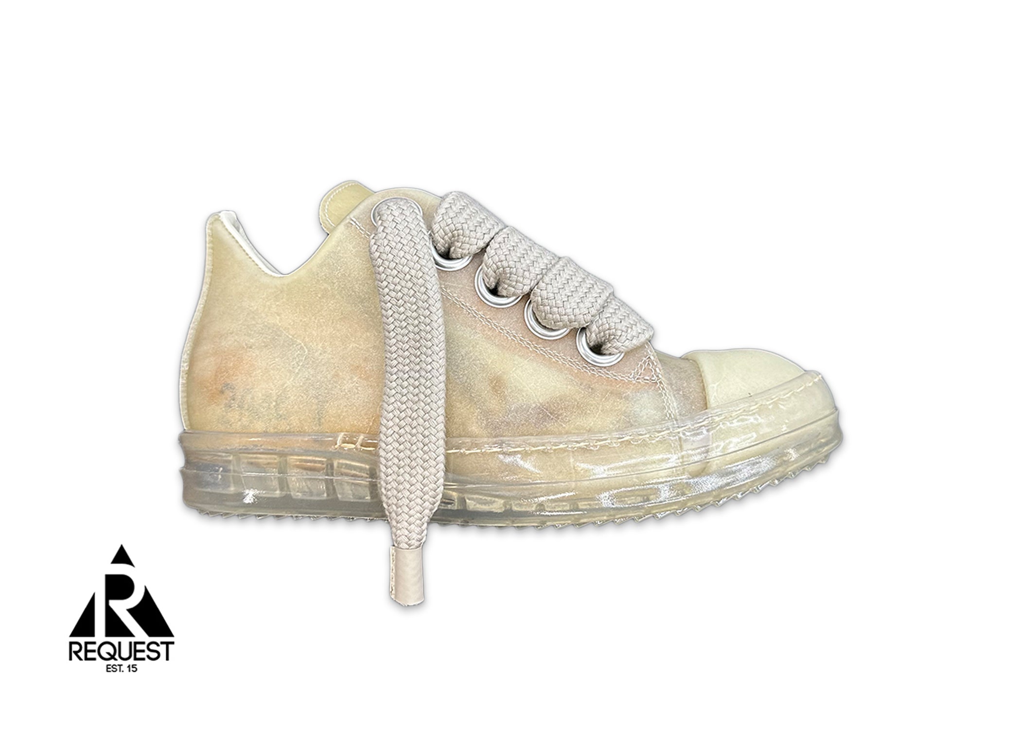 Rick Owens, Jumbo Lace Ramones Low "Natural"