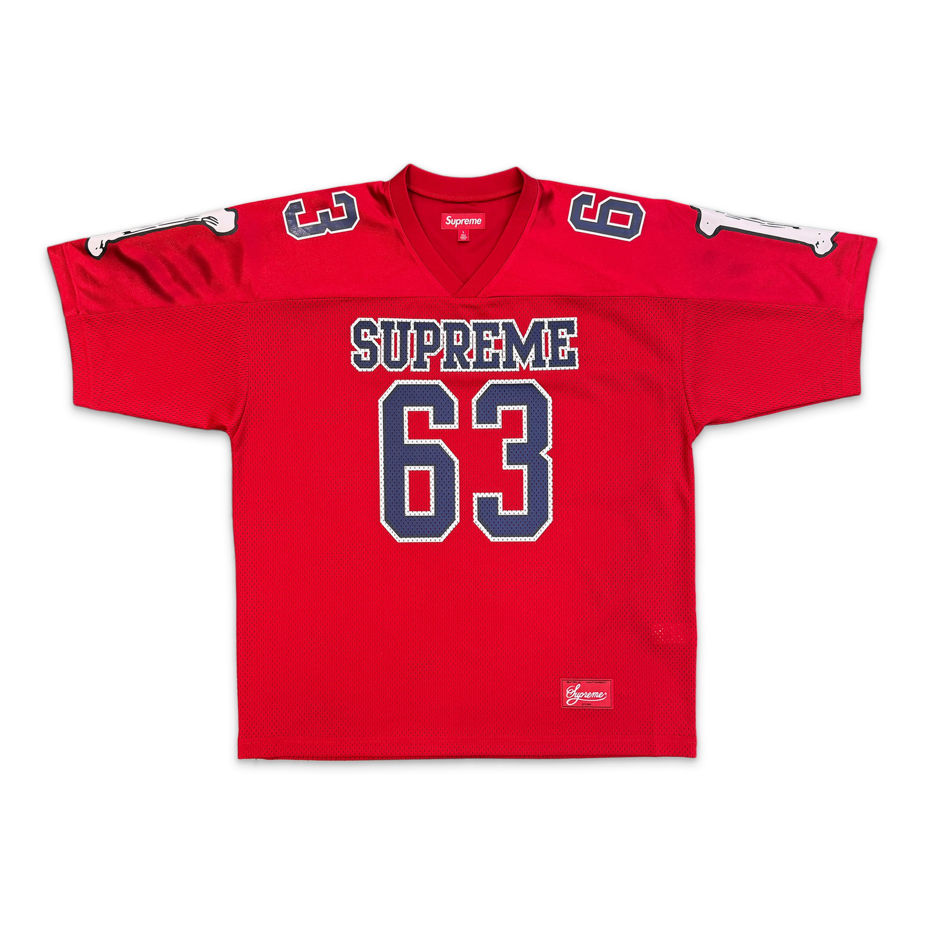 Supreme, Bones Football Jersey "Red" (FW25)