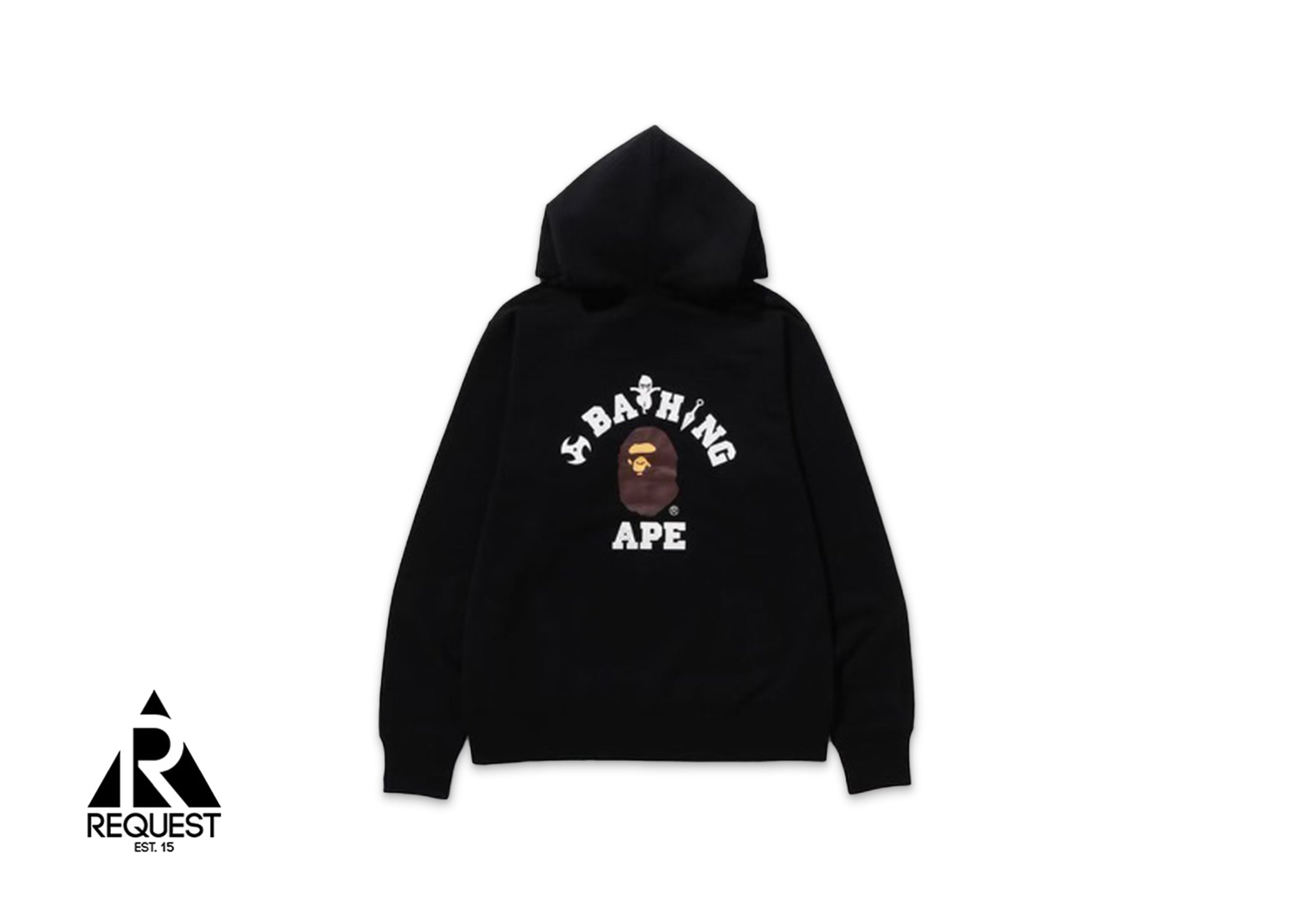 A Bathing Ape BAPE Ninja College Hoodie "Black"