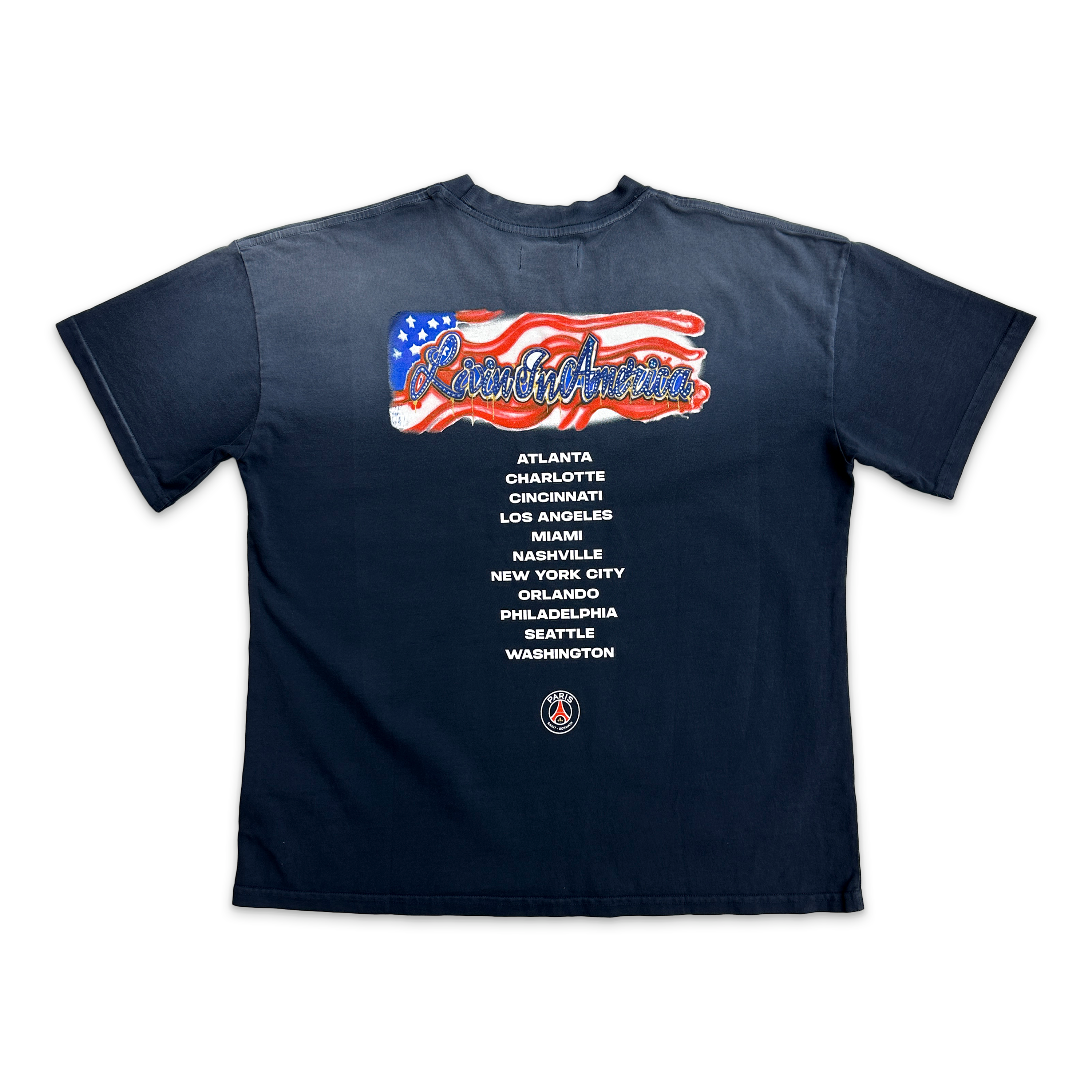 Alchemist, PSG Paris Loves Livin' in America Tee “Faded Obsidian”