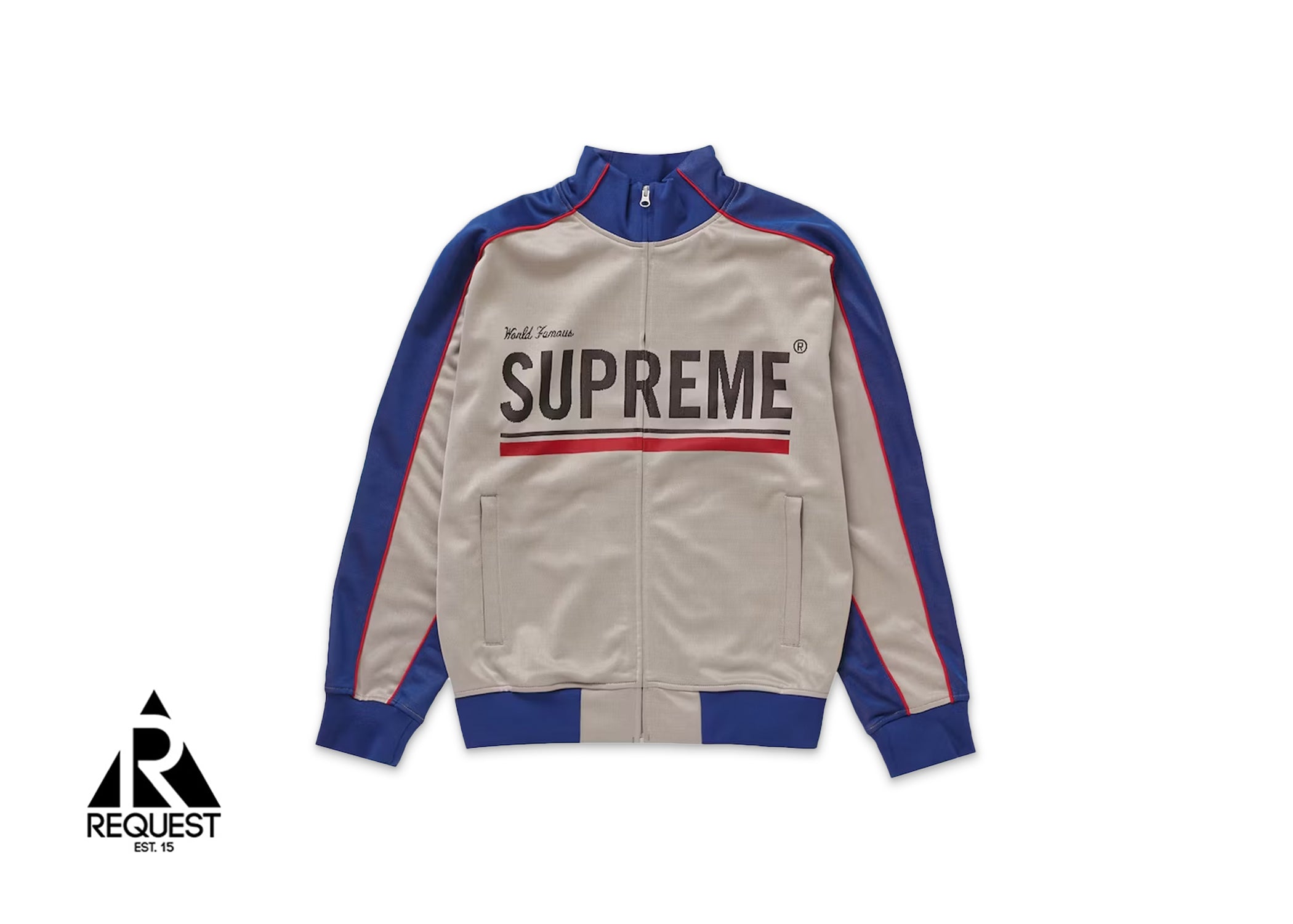 Supreme World Famous Jacquard Track Jacket 