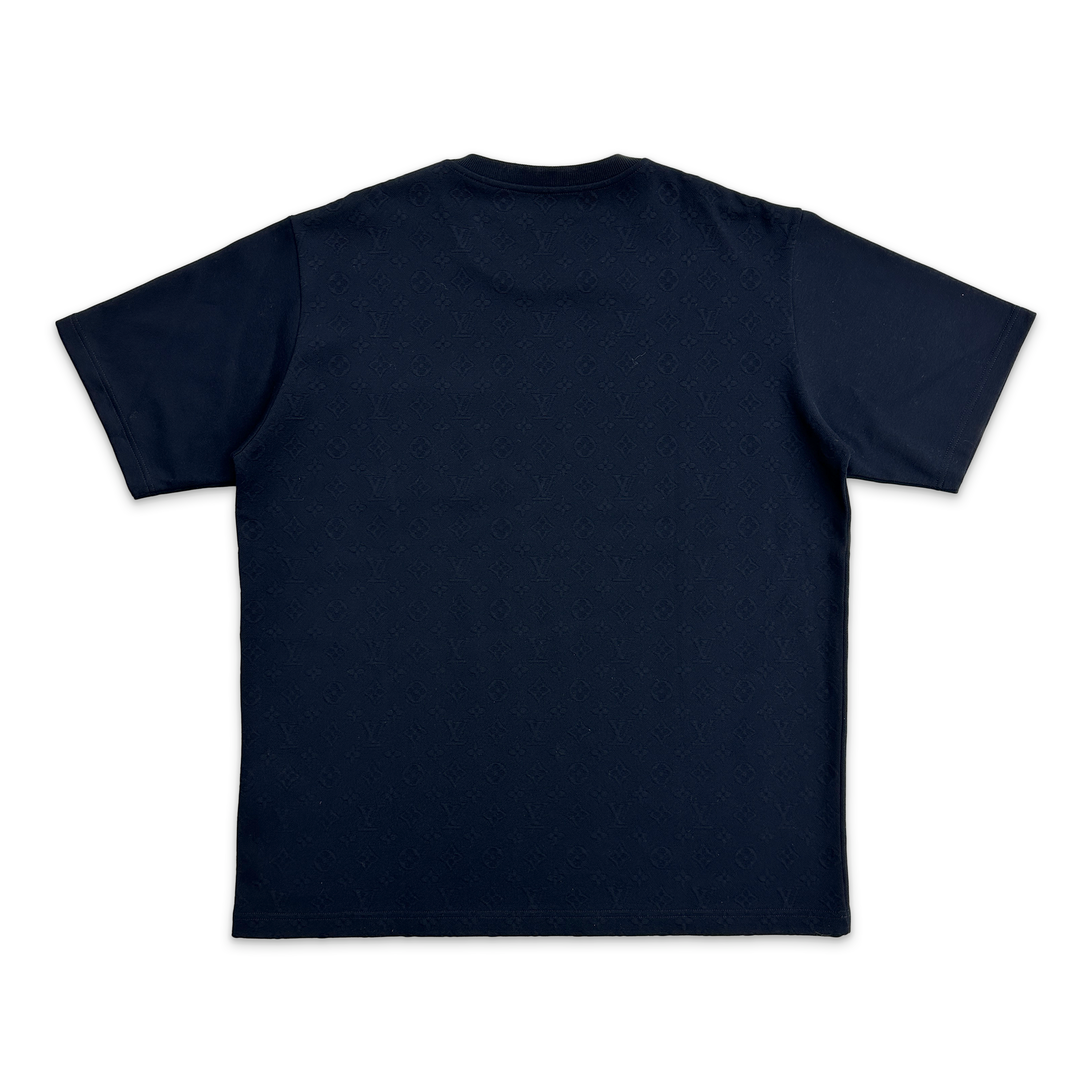 Monogram Pocket Pique Tee "Navy"