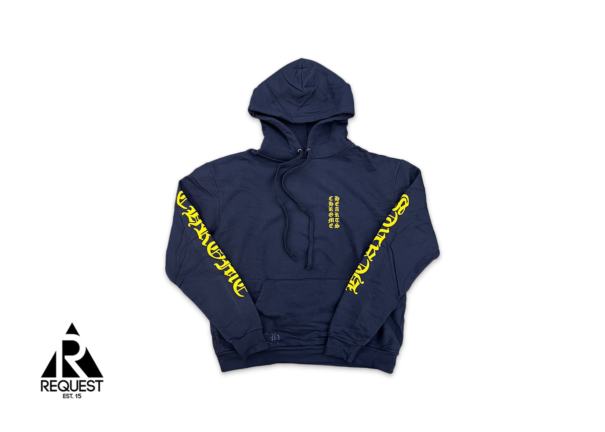 Chrome Hearts Hoodie "Navy/Yellow”