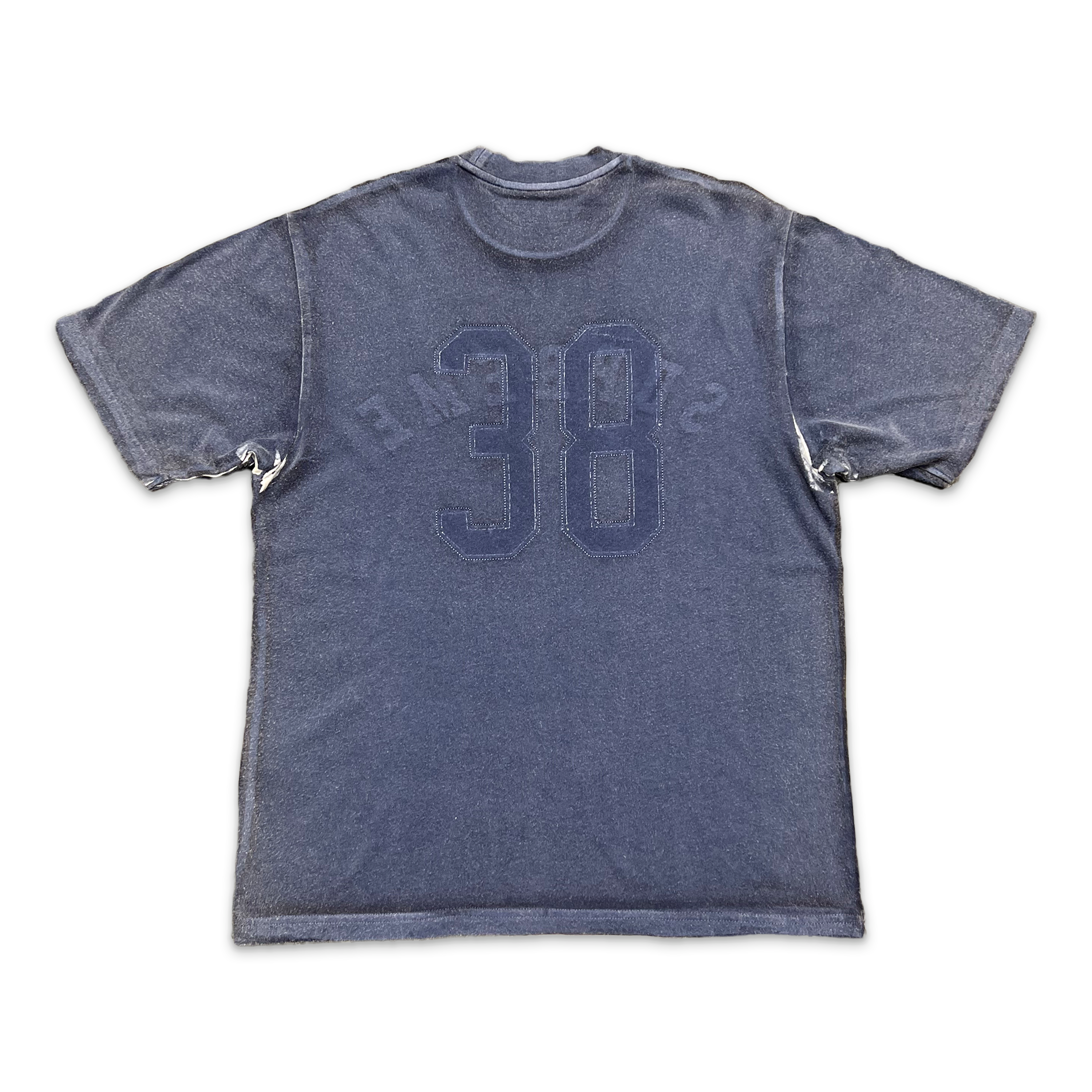 Supreme, Overprint S/S Tee FW25 "Navy"