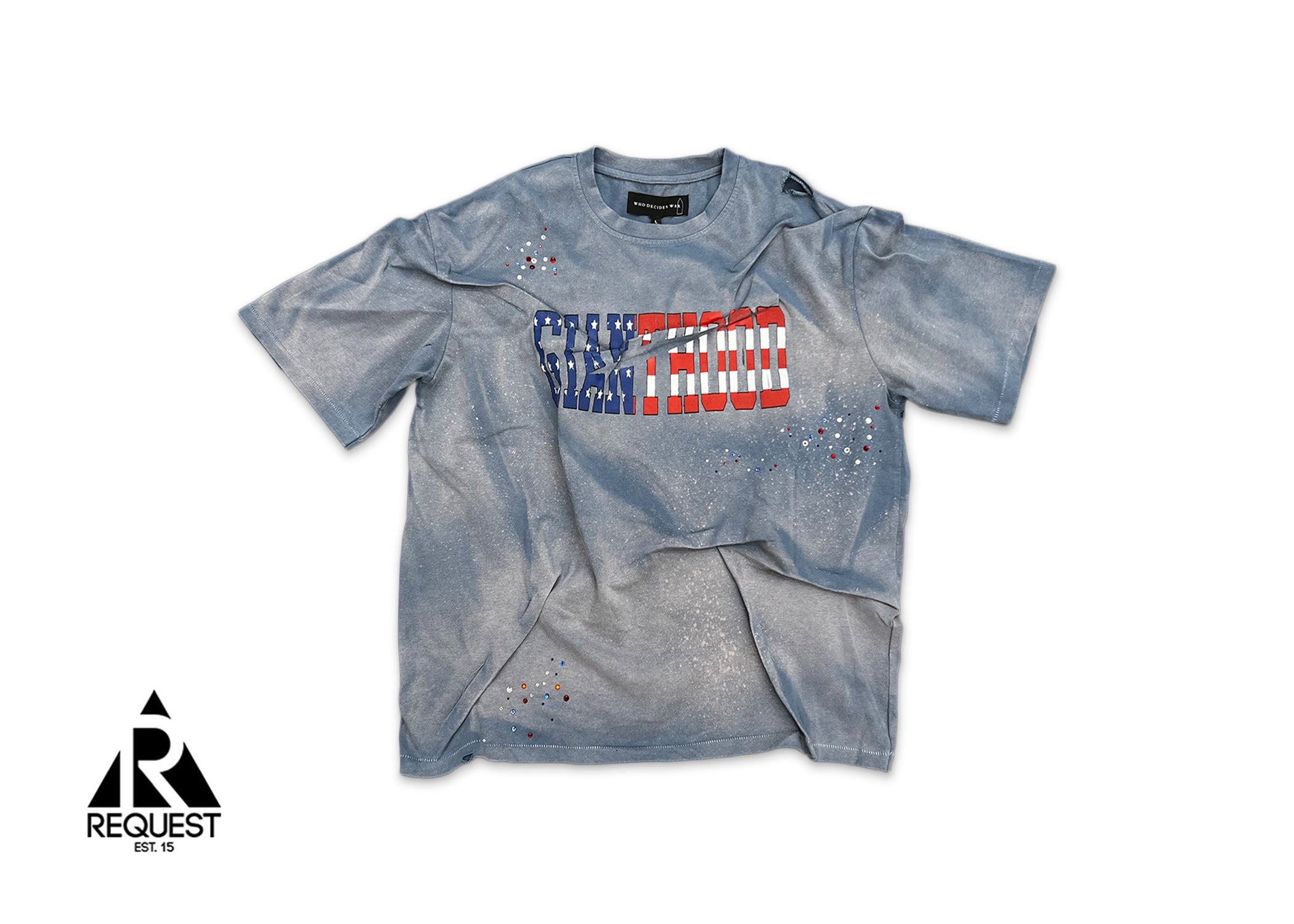 Who Decides War, Gianthood Jersey Tee "Sky"