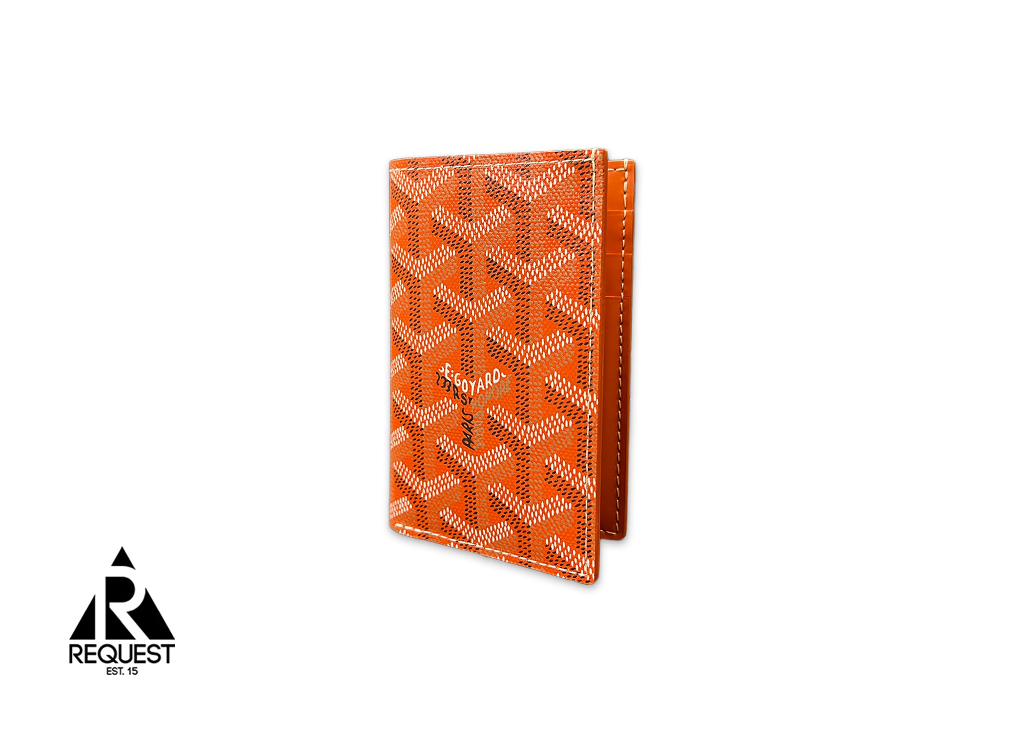 Goyard, Saint-Pierre Card Wallet "Orange"