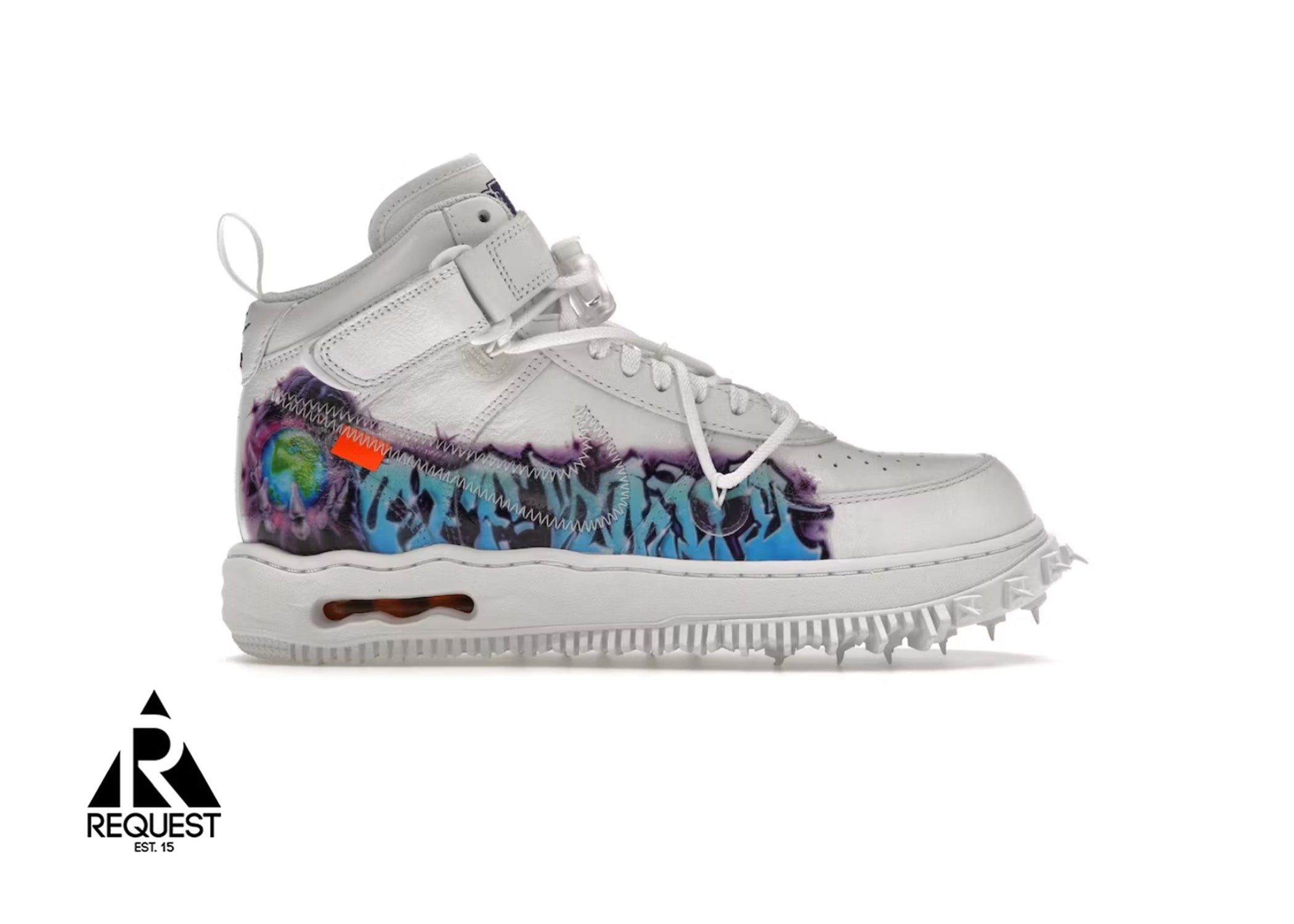 Nike Air Force 1 Mid Off-White “White Graffiti"