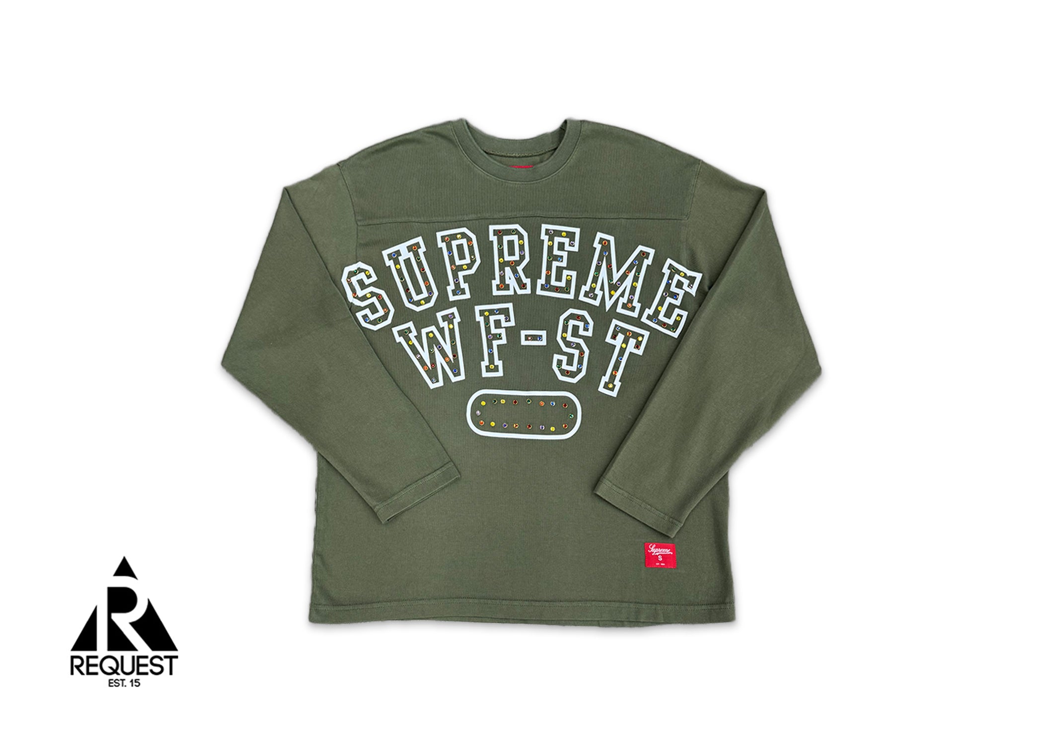 Supreme, Gems L/S Tee "Olive"
