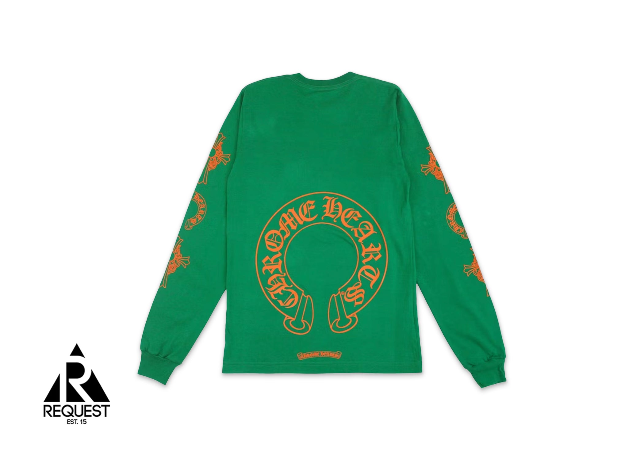 Chrome Hearts Horseshoe L/S Tee "Green/Orange"