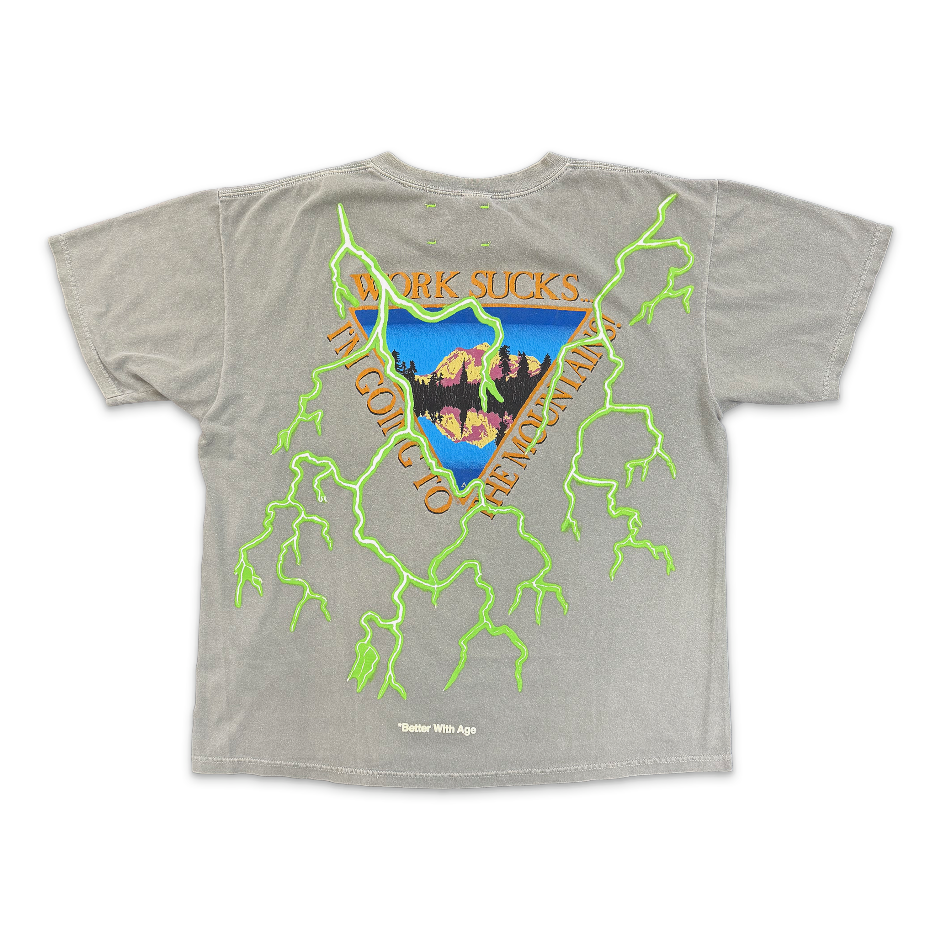 Better With Age, European Thunder Vintage Tee "Olive Green"