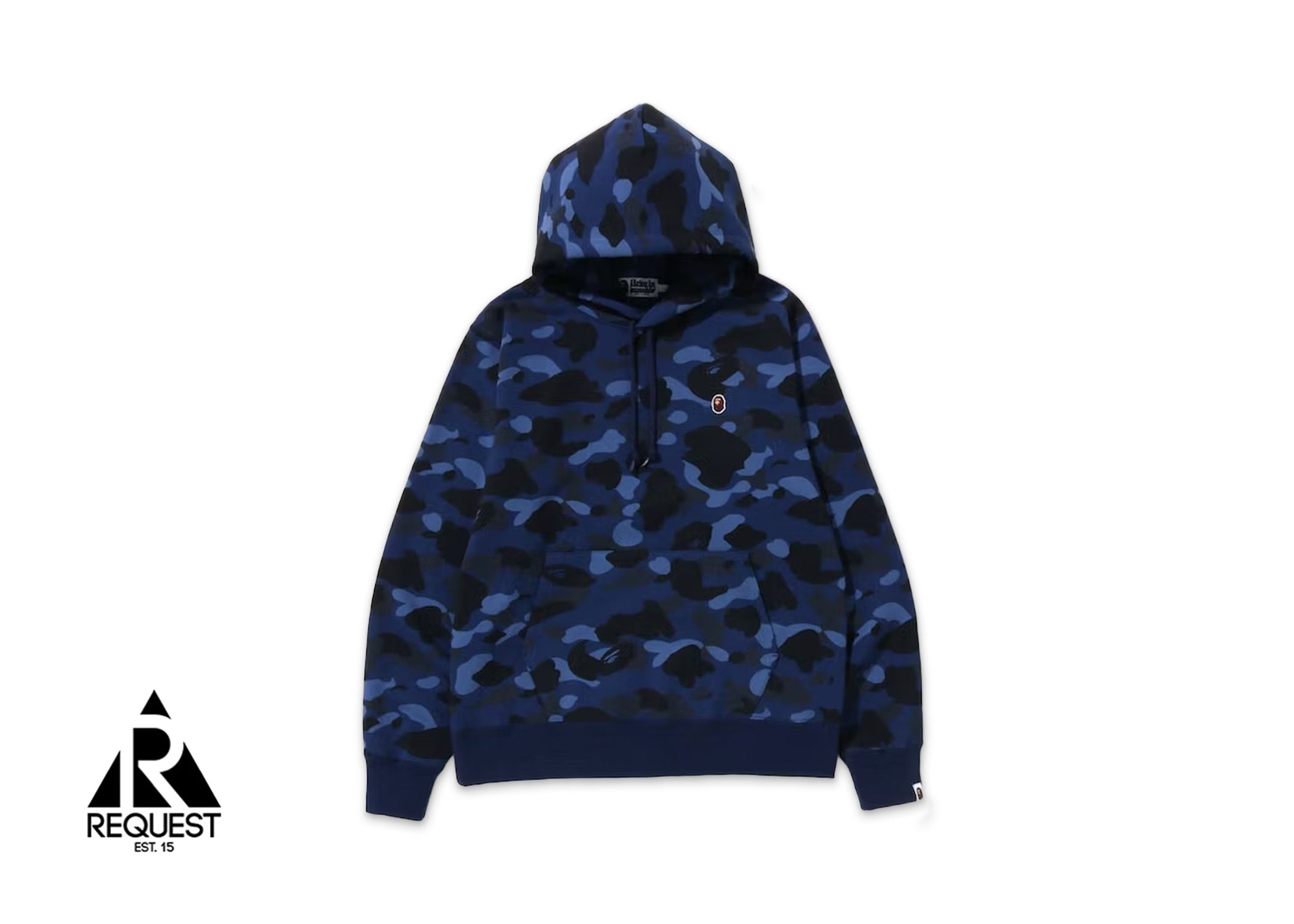A Bathing Ape BAPE Color Camo One Point Hoodie "Navy"