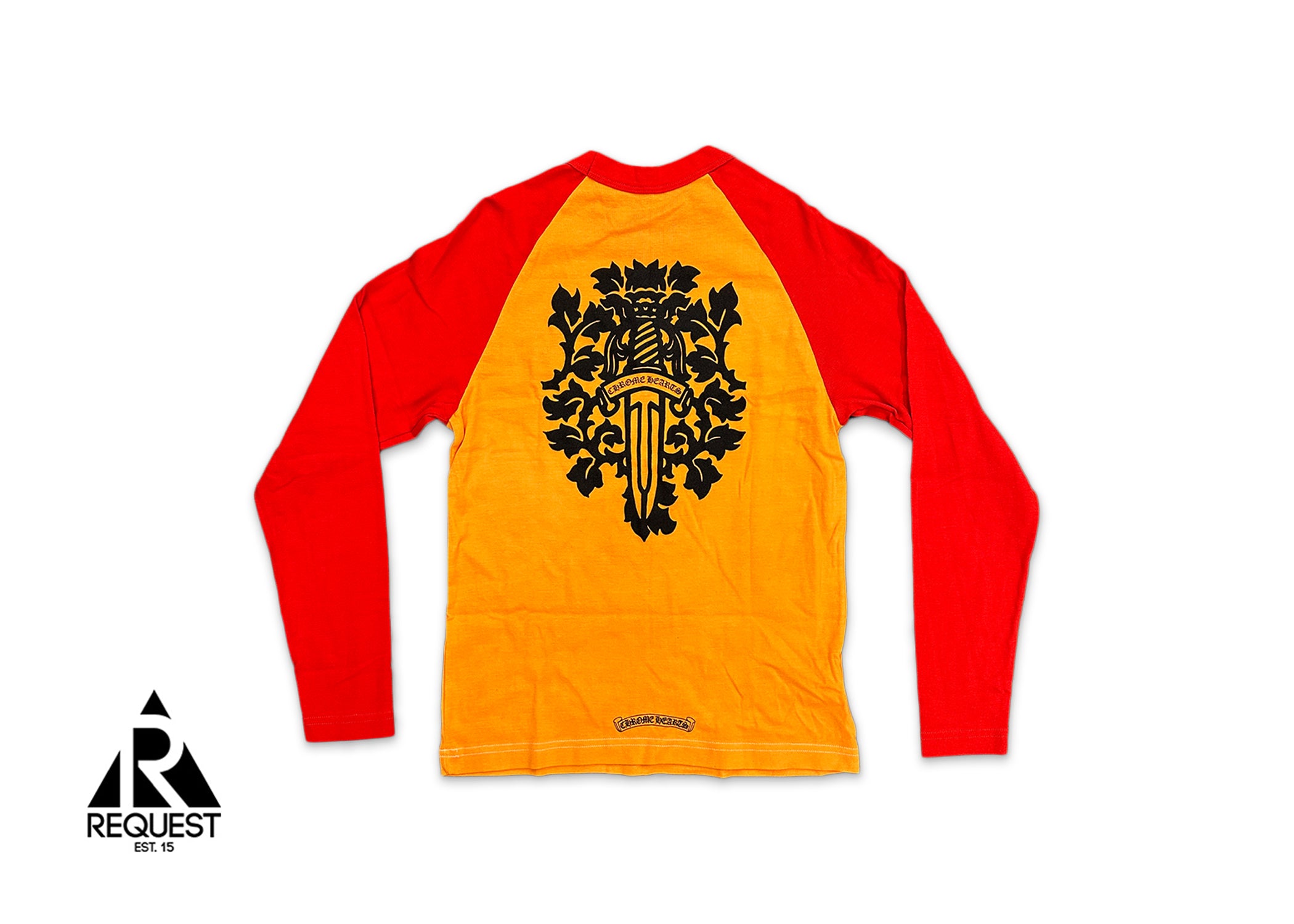 Chrome Hearts Vine Dagger Baseball Shirt "Orange"