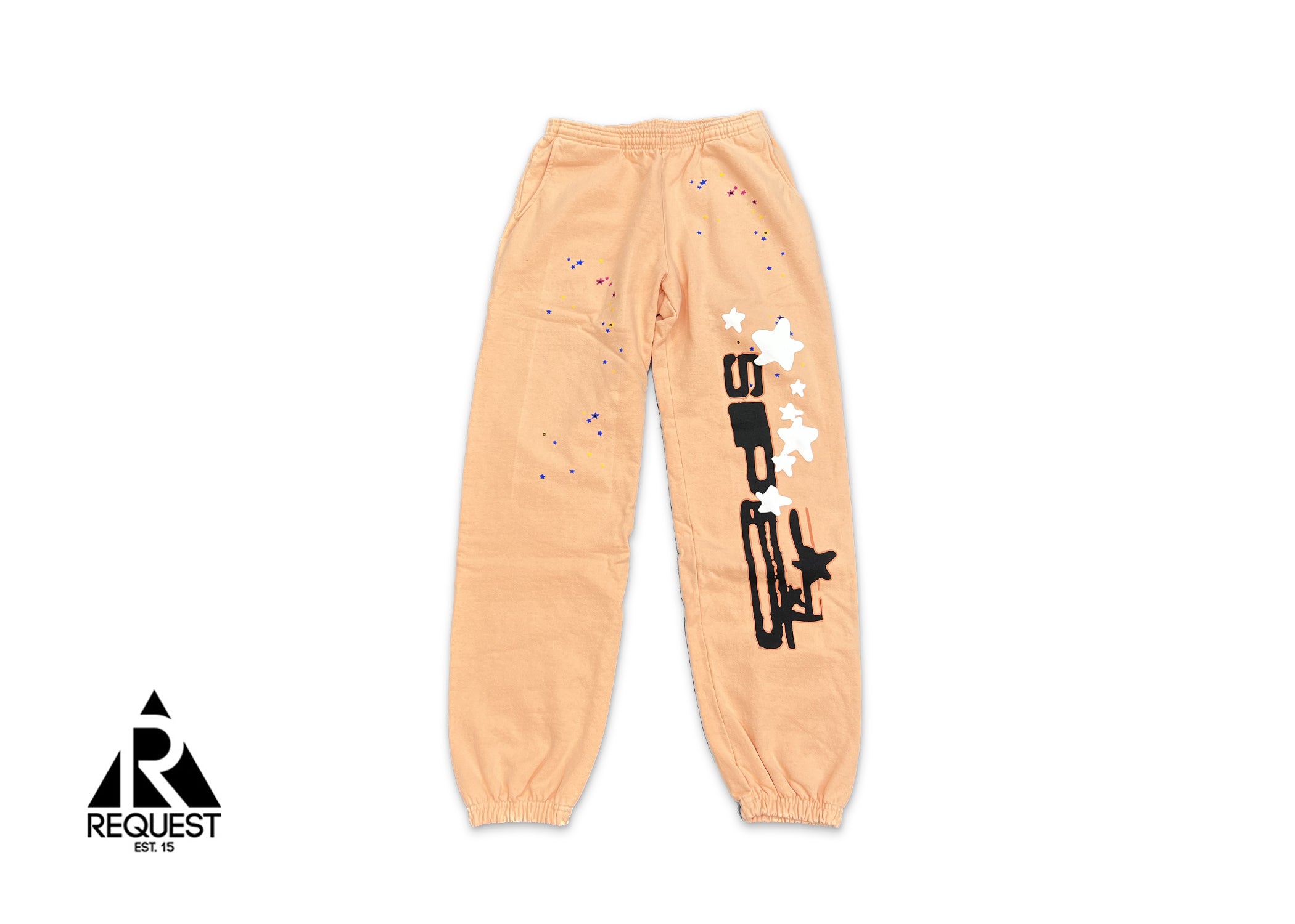 Sp5der Punk Sweatpants “Orange Black”