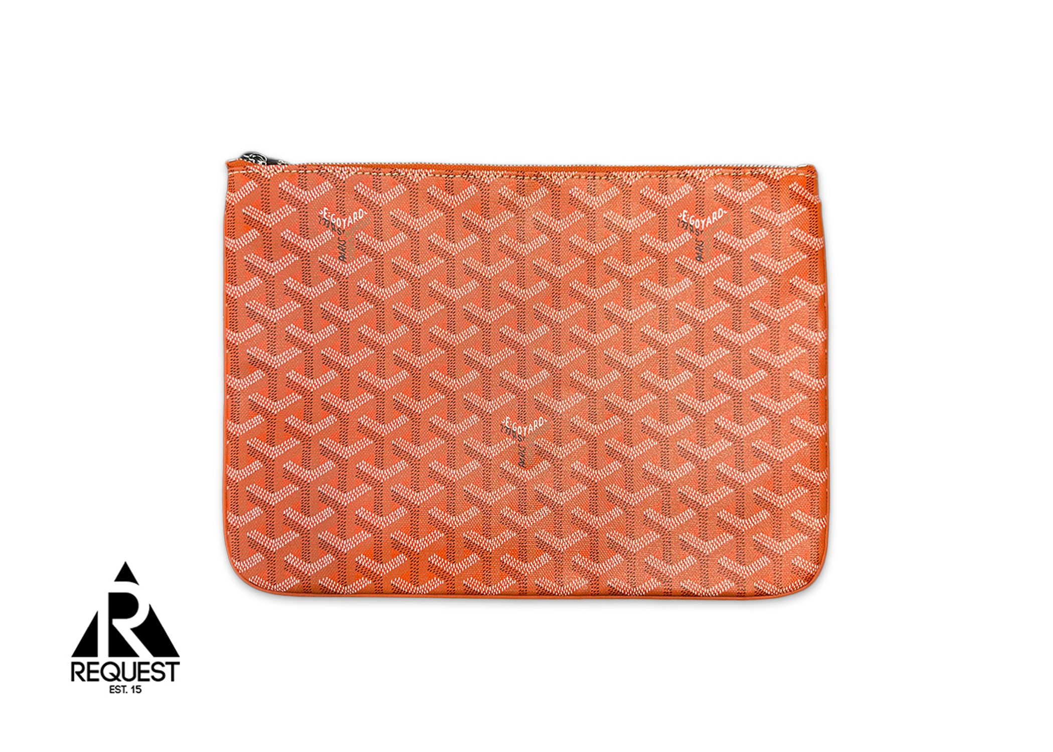 Goyard, Senat MM Zip Pouch "Orange"
