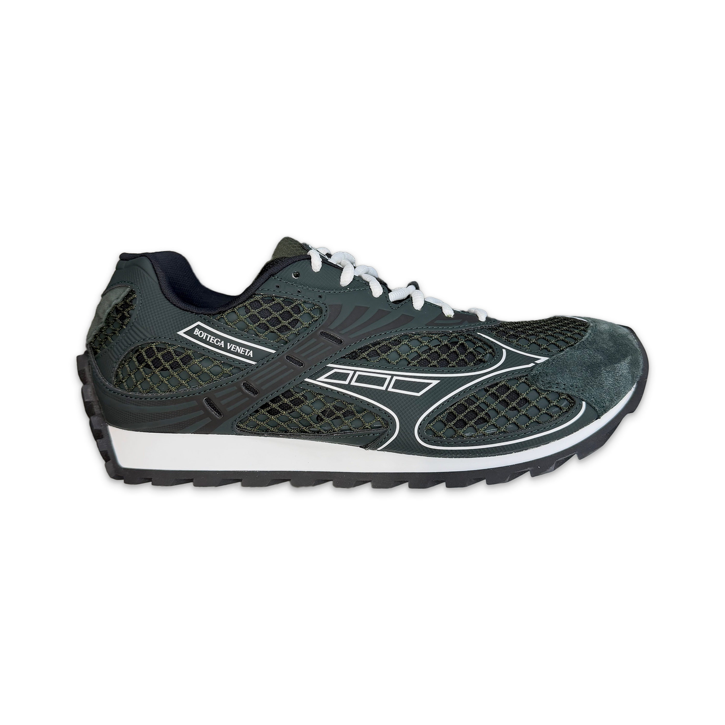 Bottega Veneta, Orbit Sneaker "Dark Green"