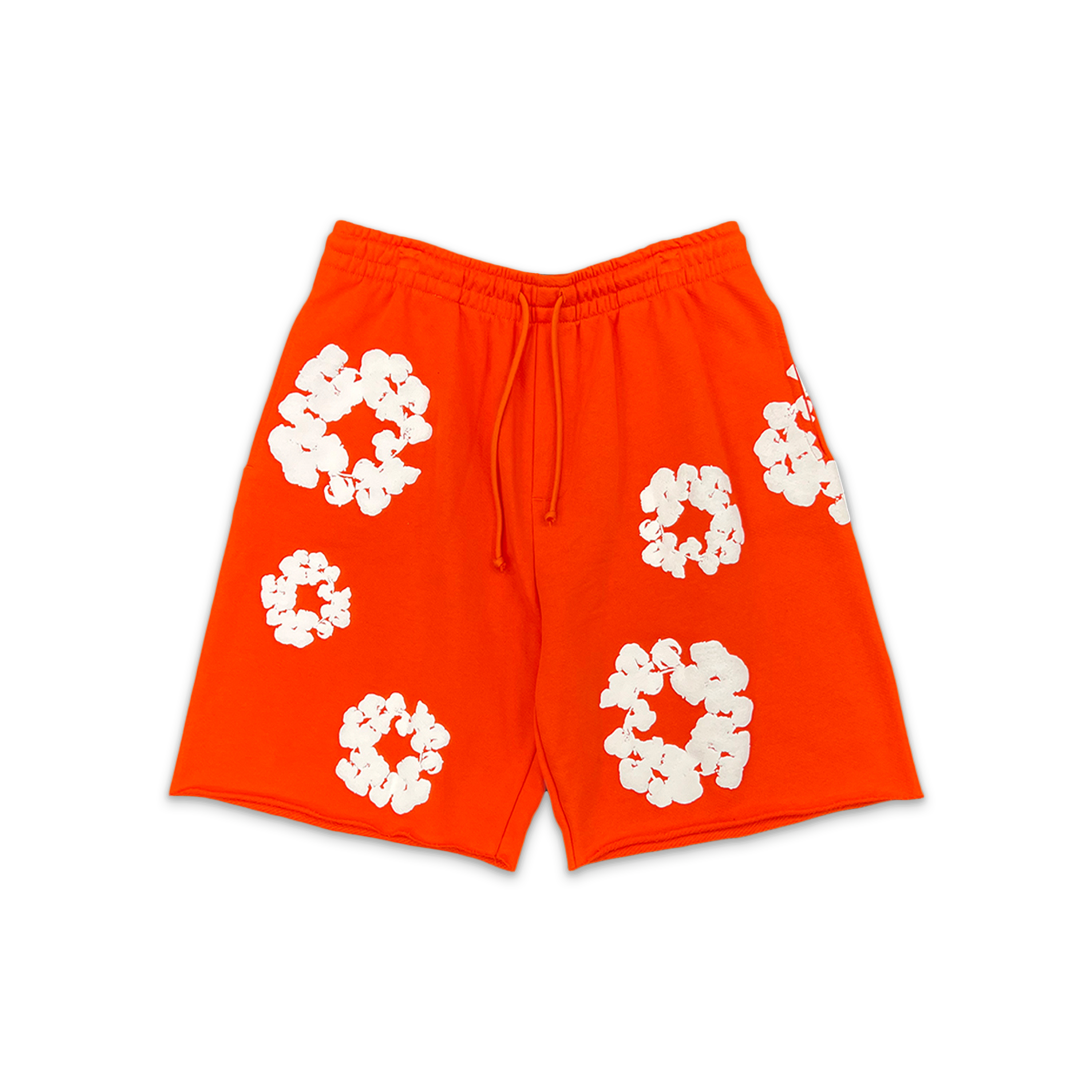 Denim Tears, Cotton Wreath Shorts "Orange"