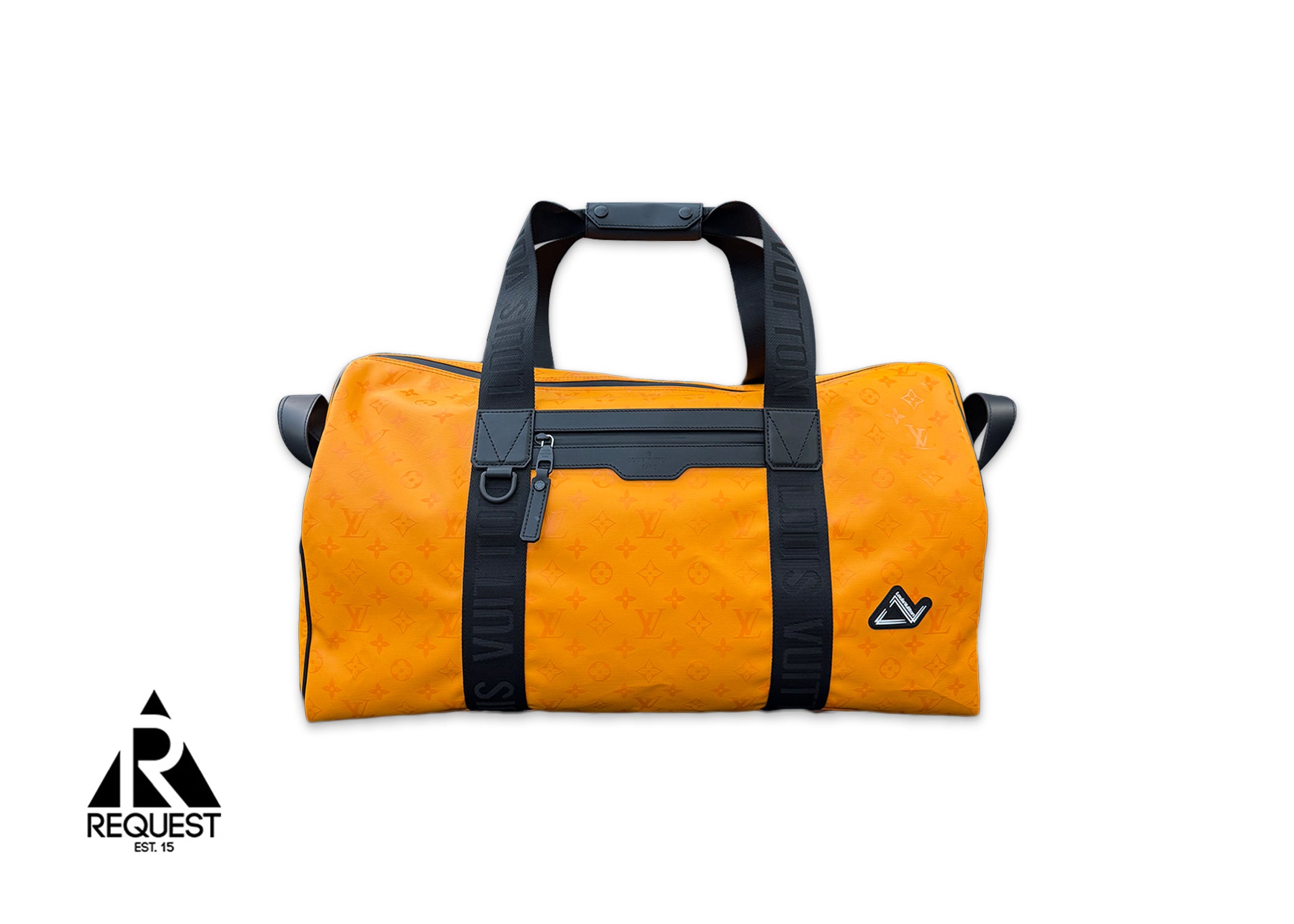 Louis Vuitton, Keepall Sport "Orange Monogram/Black"
