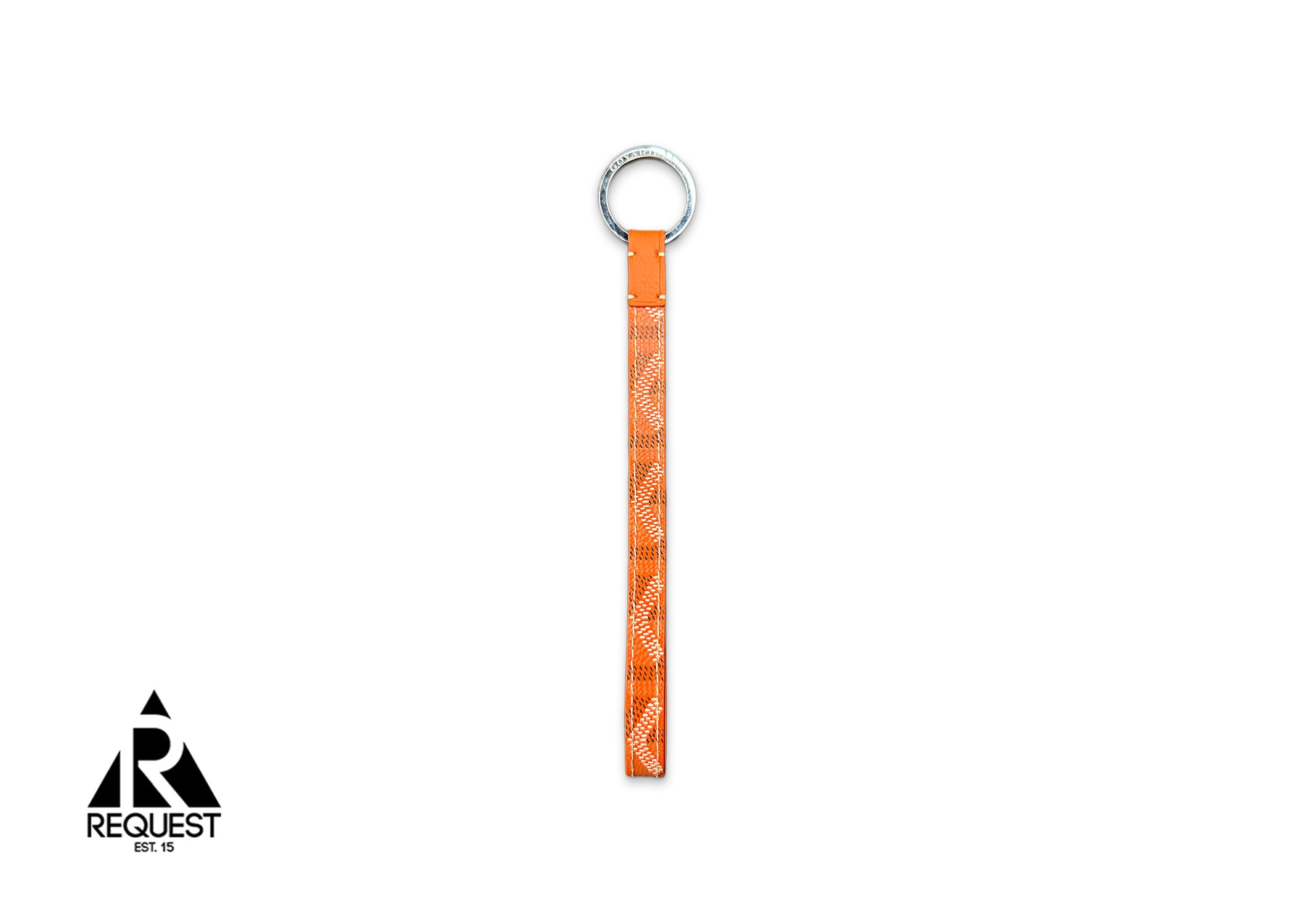 Goyard, Sesame Key Ring "Orange"