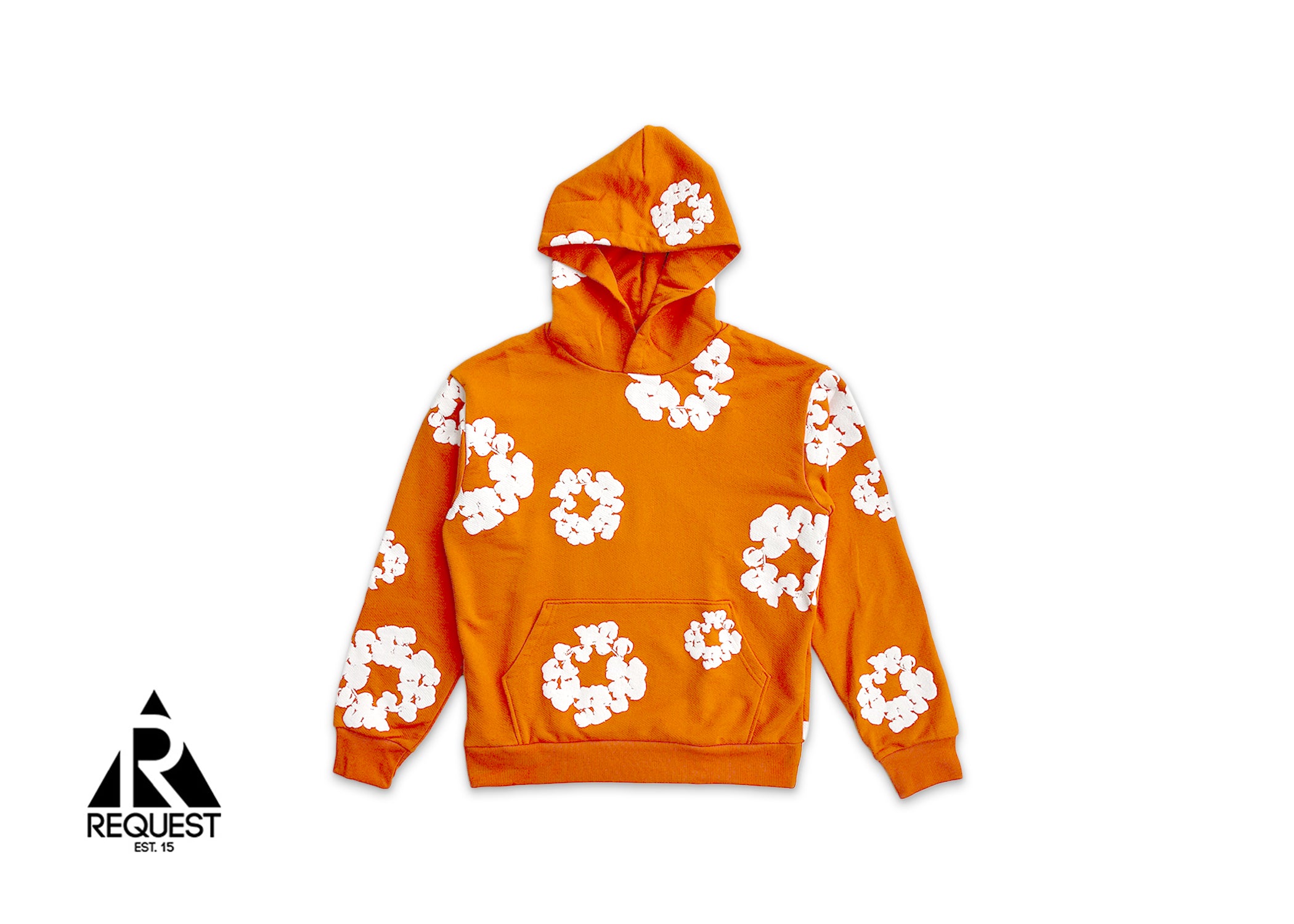 Denim Tears, Cotton Wreath Hoodie "Orange"