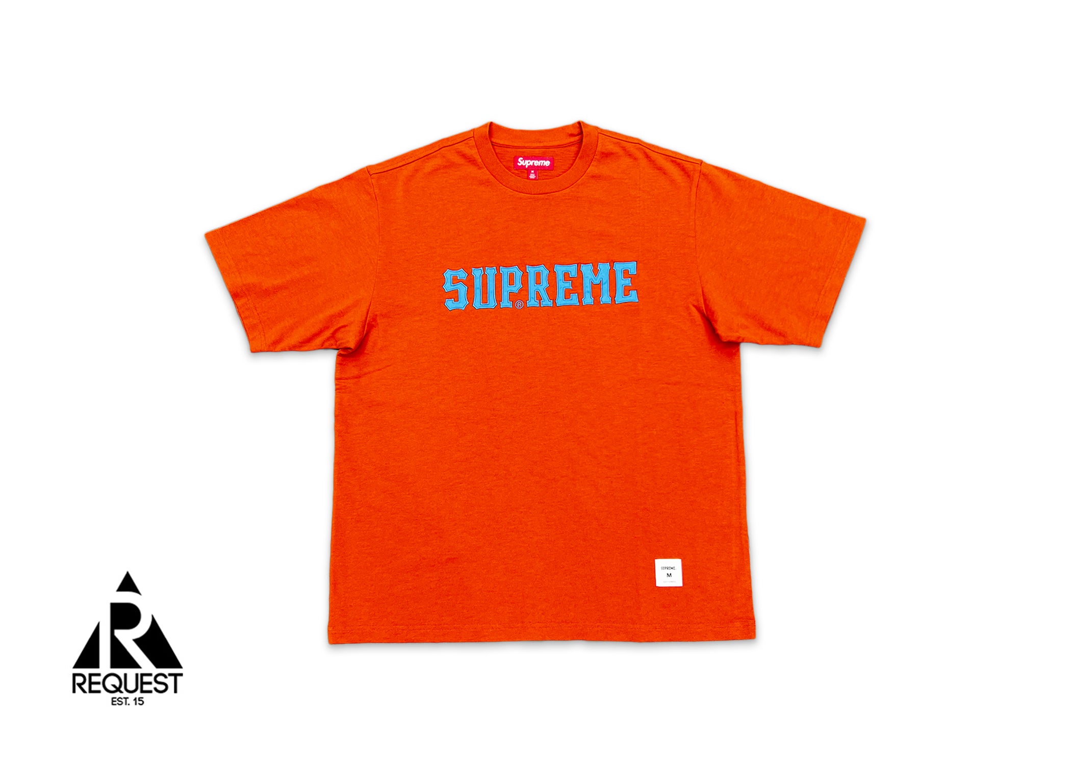 Supreme, Twill Applique Tee "Orange"