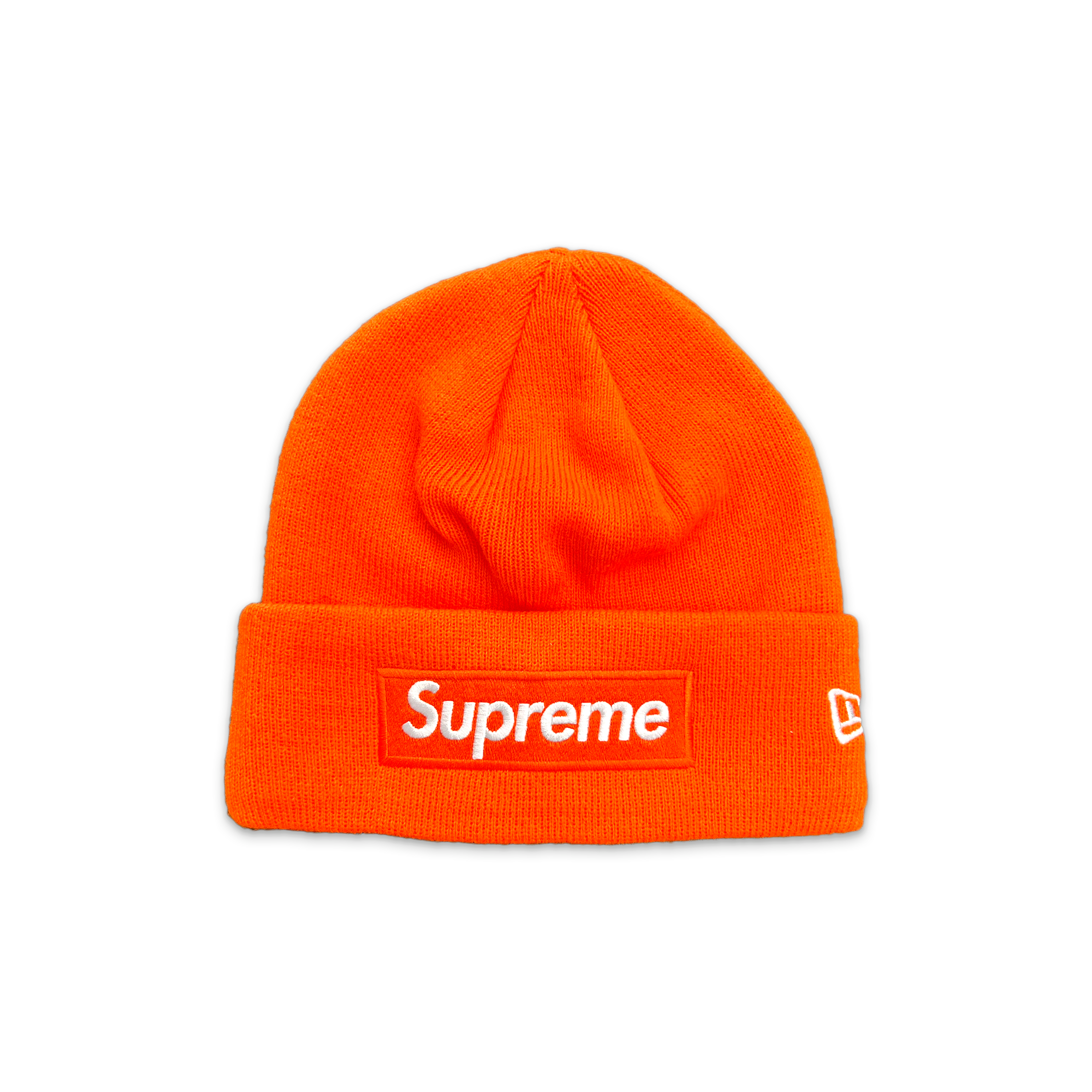 New Era Box Logo Beanie FW24 "Orange"