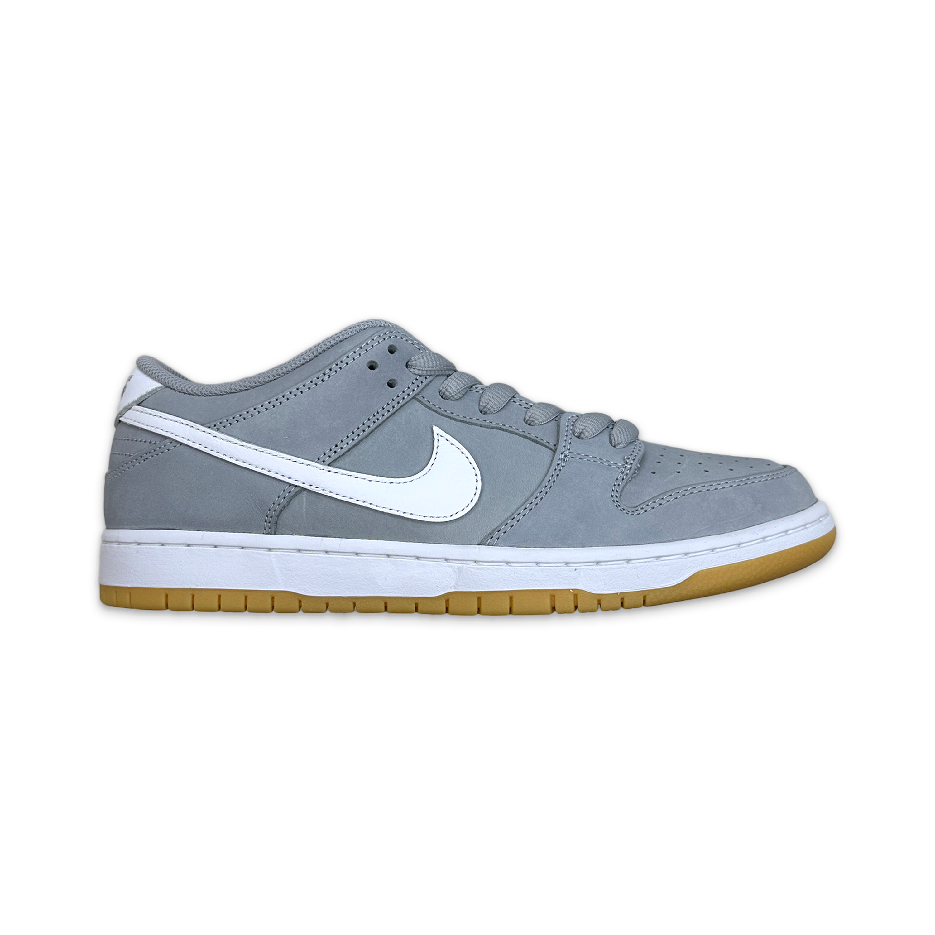 SB Dunk Low Pro ISO "Orange Label Wolf Grey Gum"