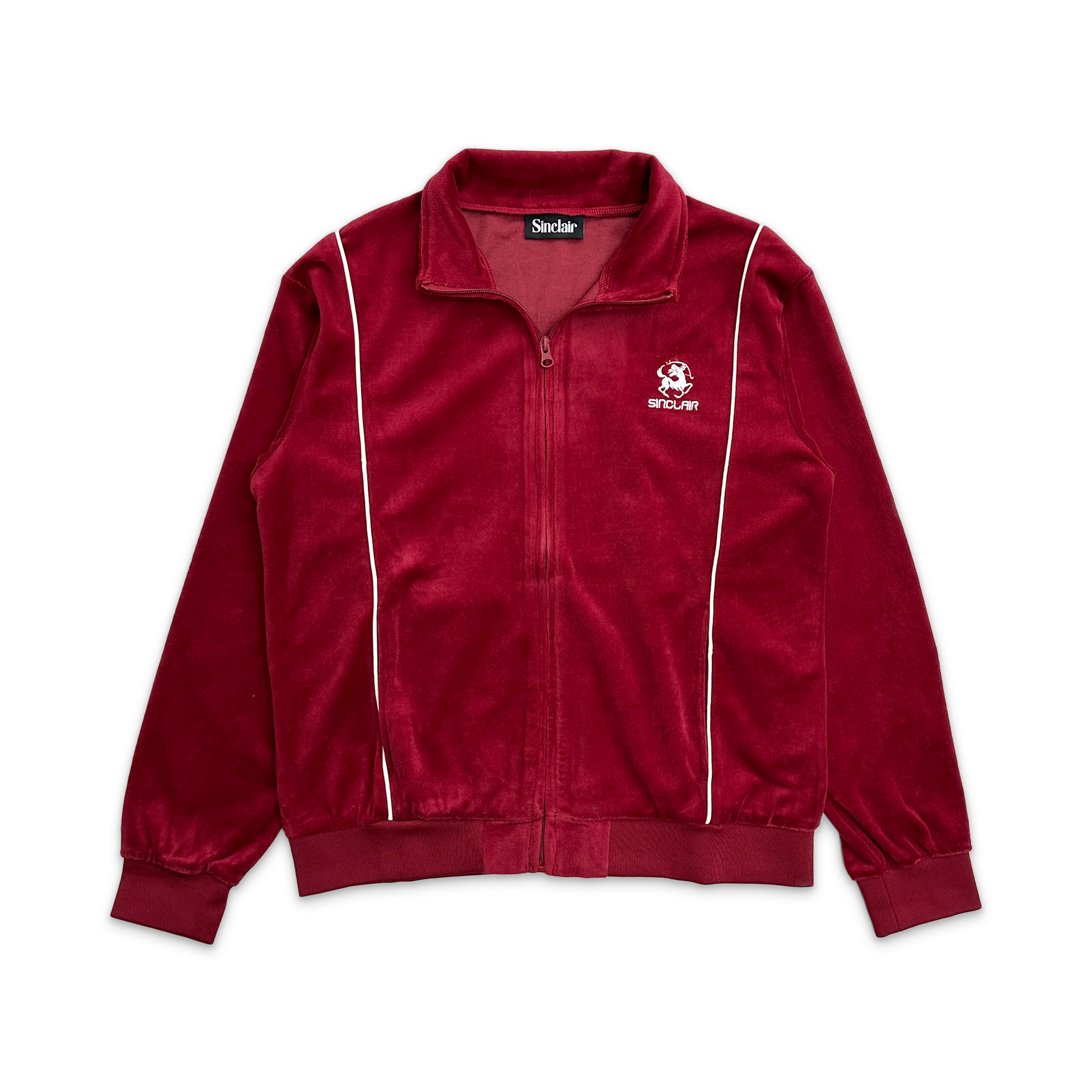 Sinclair, Velour Piping Jacket "Burgundy"