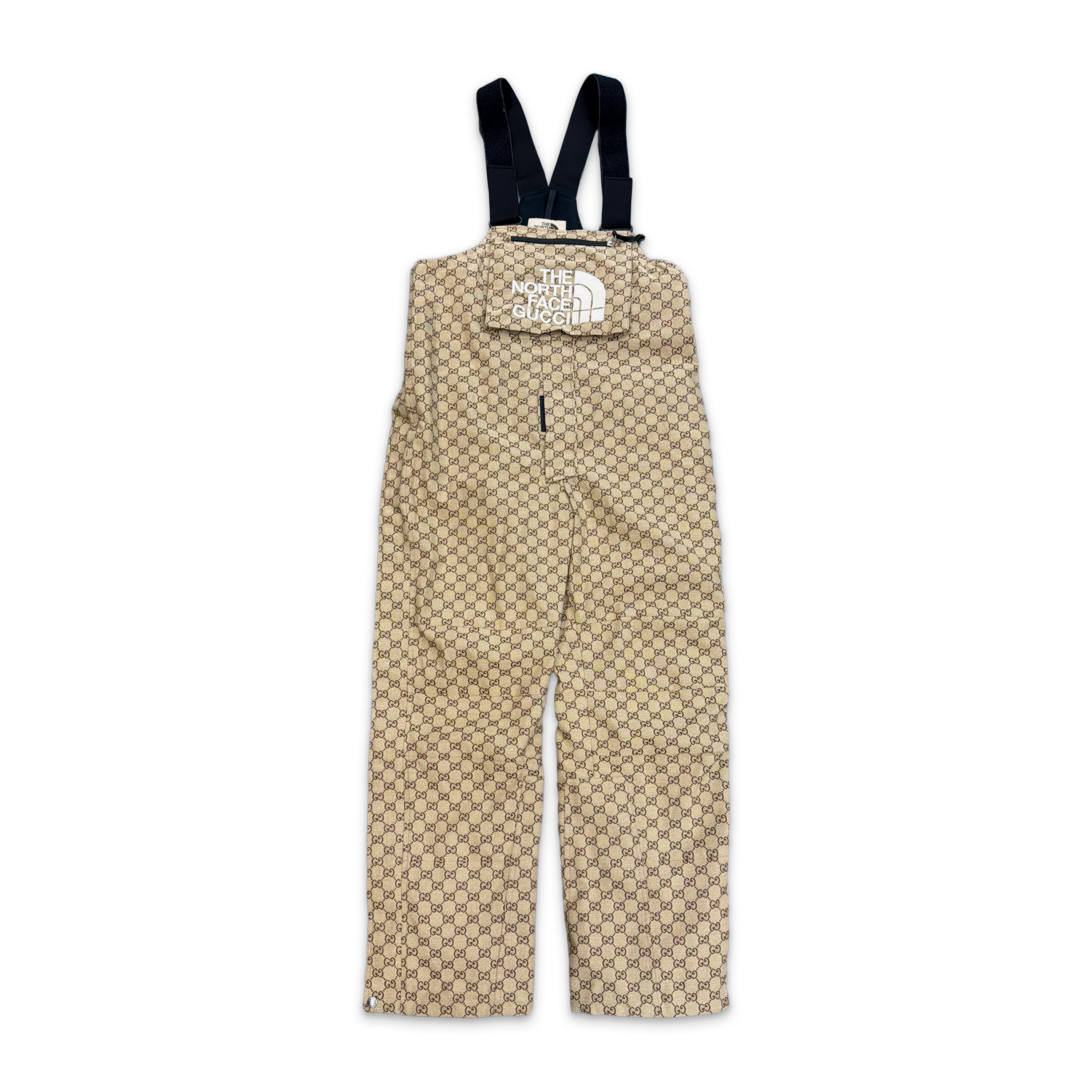 x TNF The North Face GG Monogram Overalls "Beige/Ebony"