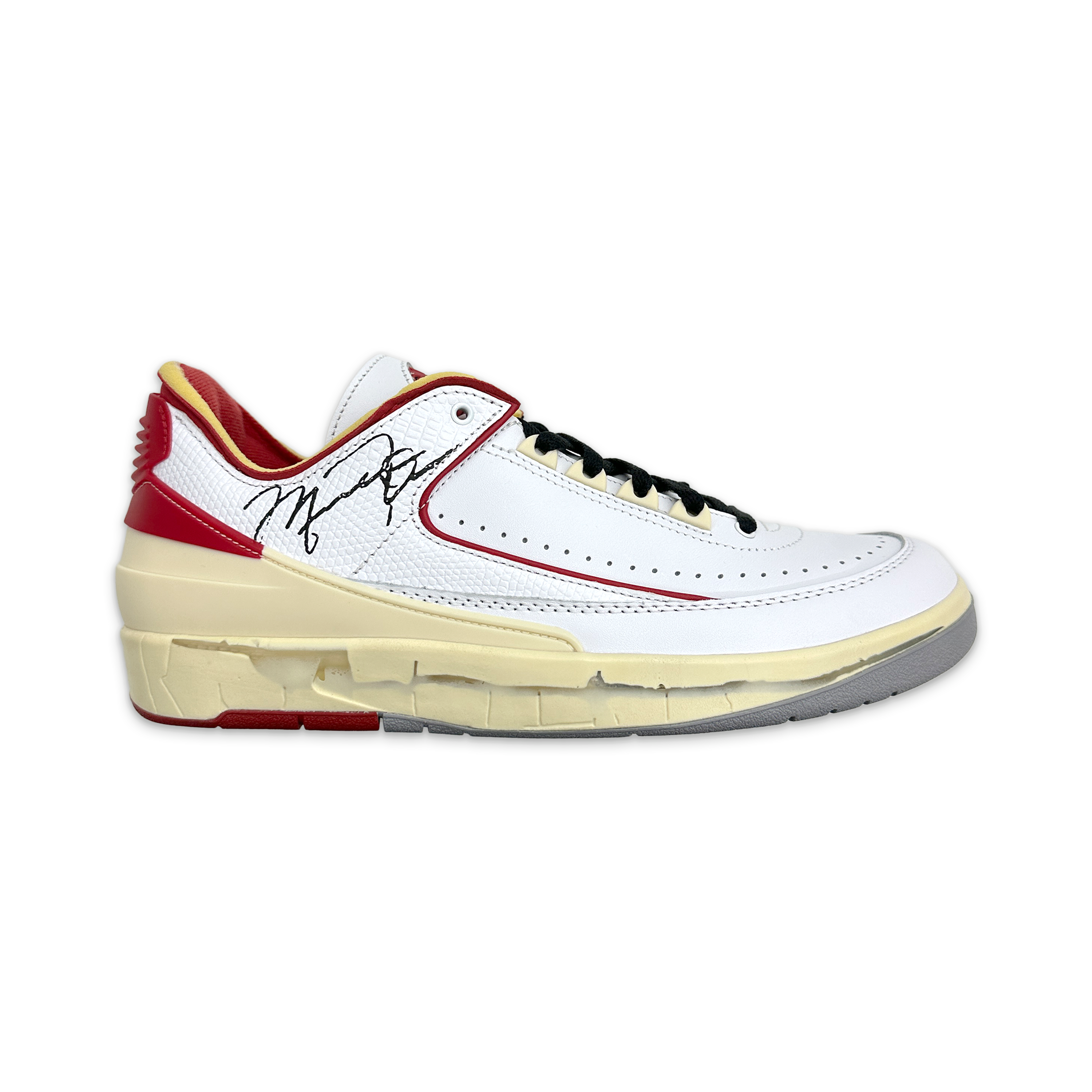 Request, Air Jordan 2 Retro Low Off White "White Red"
