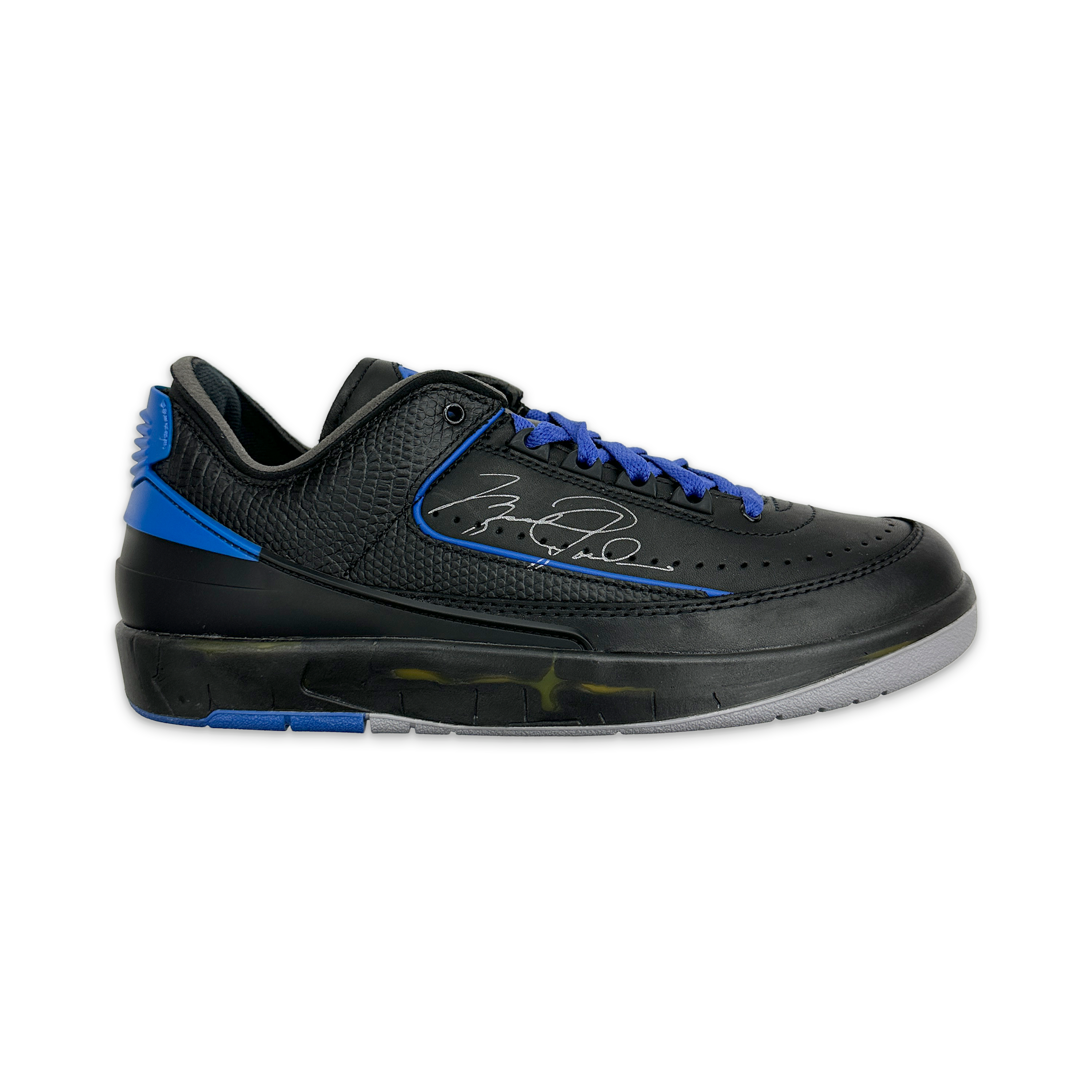Request, Air Jordan 2 Retro Low Off White "Black Blue"