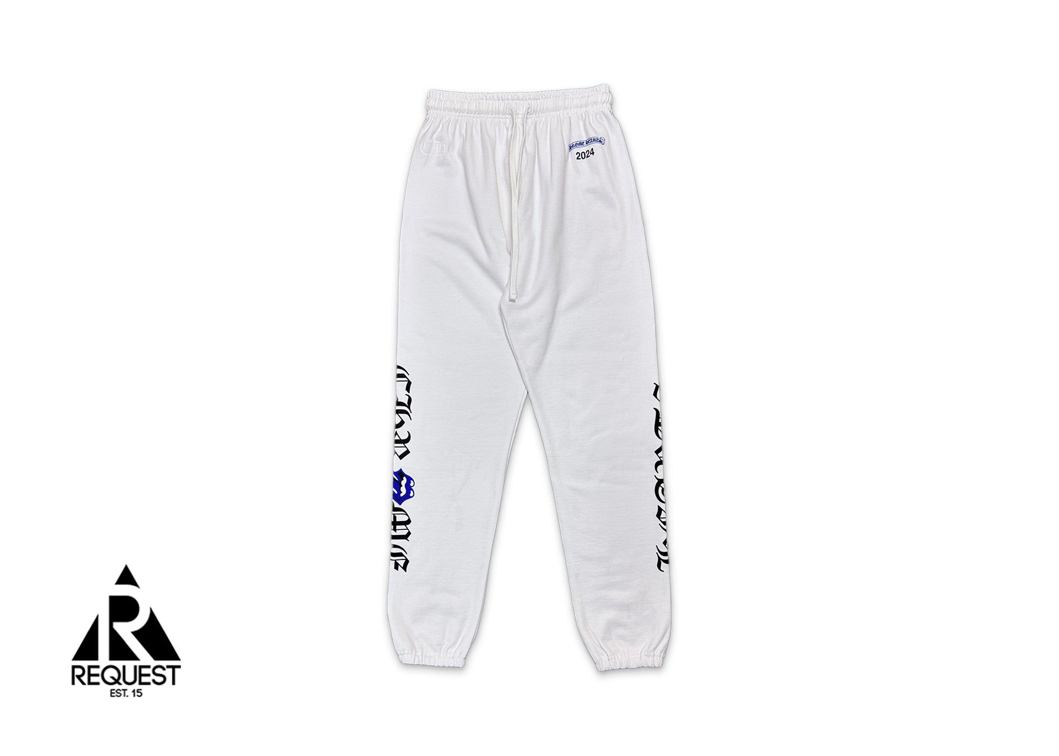 Chrome Hearts, Rolling Stones Sweatpants 2024 "White/Blue"