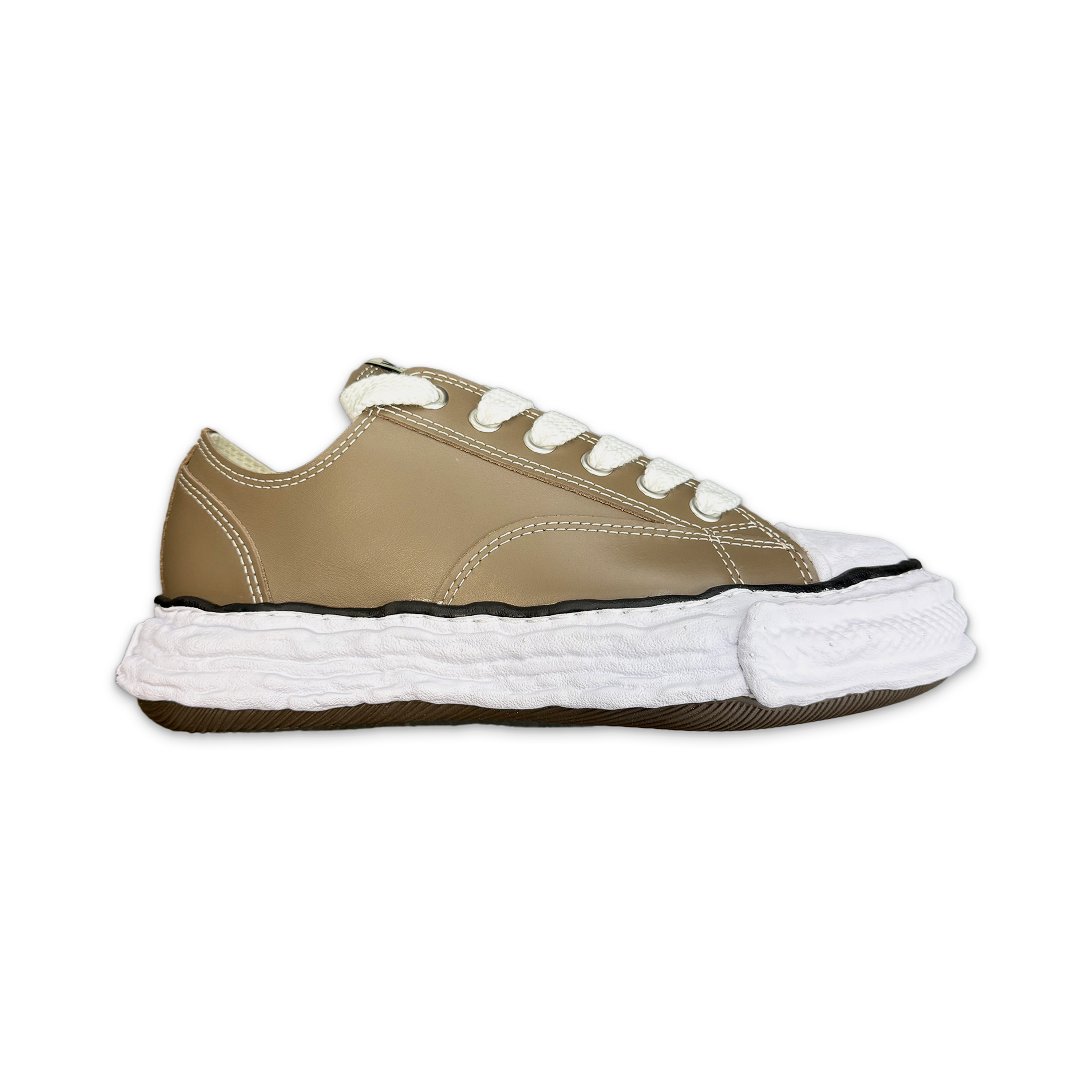 Maison Mihara Yasuhiro, Peterson 23 Leather Low "Brown"